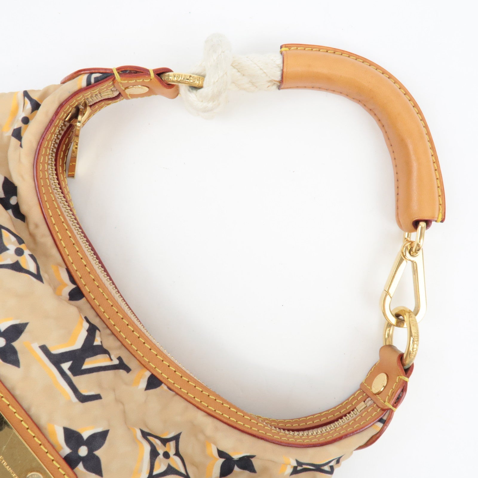 Louis Vuitton Cruise Line 2010 Bulle PM One Shoulder Bag Beige M40239 FO4009