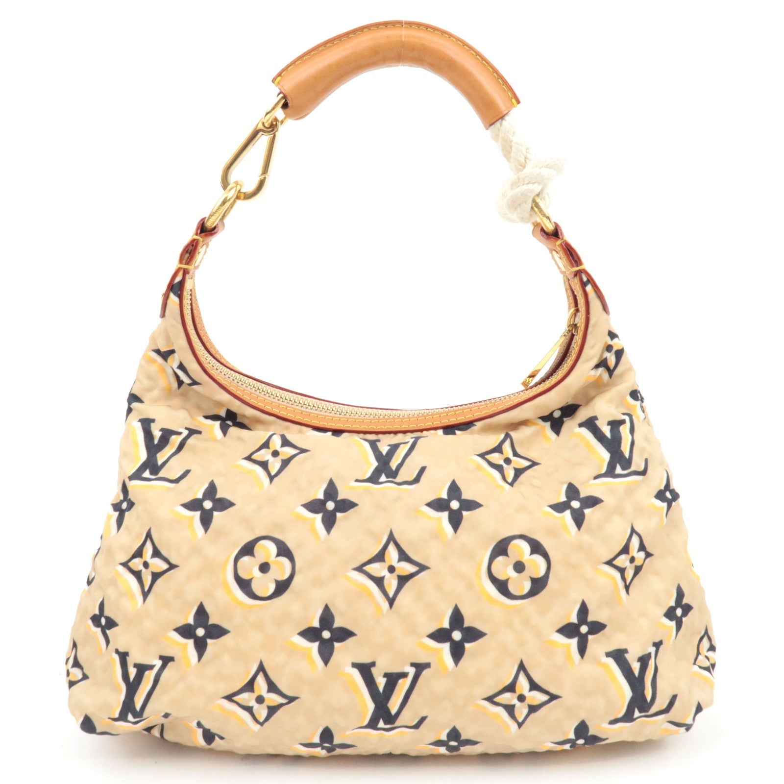 Louis Vuitton Cruise Line 2010 Bulle PM One Shoulder Bag Beige M40239 FO4009
