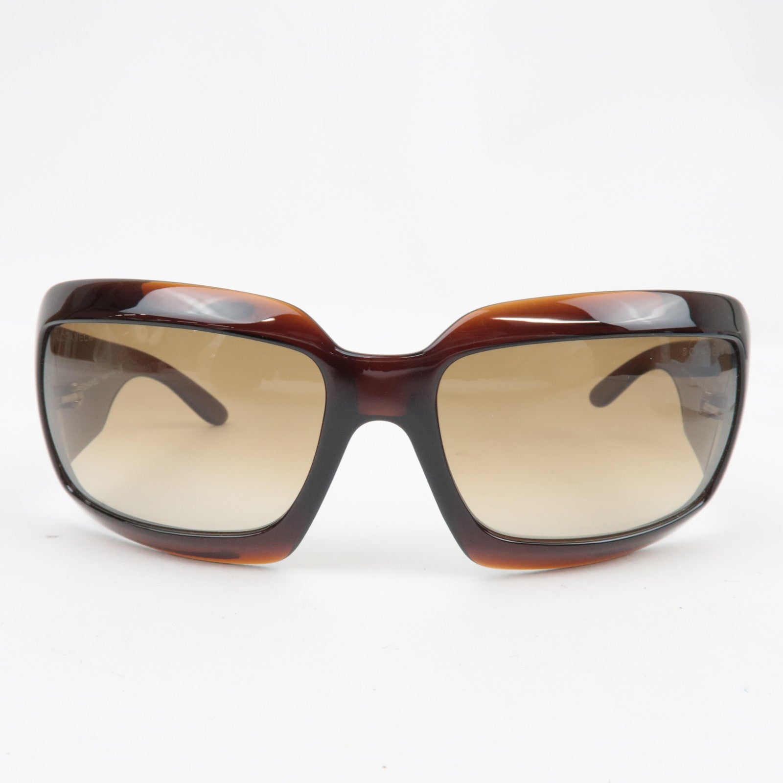 CHANEL Sunglasses C.538/13 61□16 120 Brown 5076-H *Box, Case, Dust bag