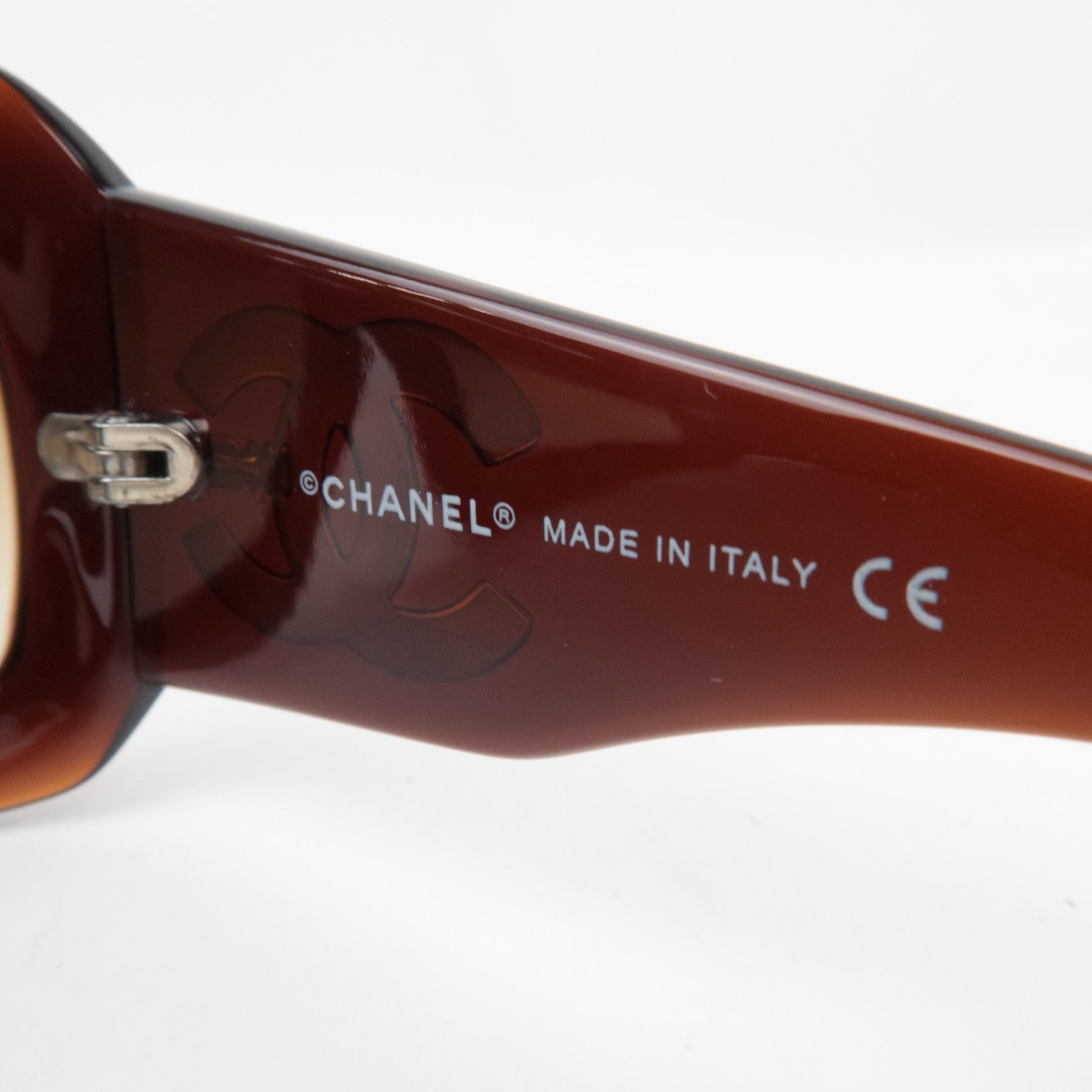 CHANEL Sunglasses C.538/13 61□16 120 Brown 5076-H *Box, Case, Dust bag