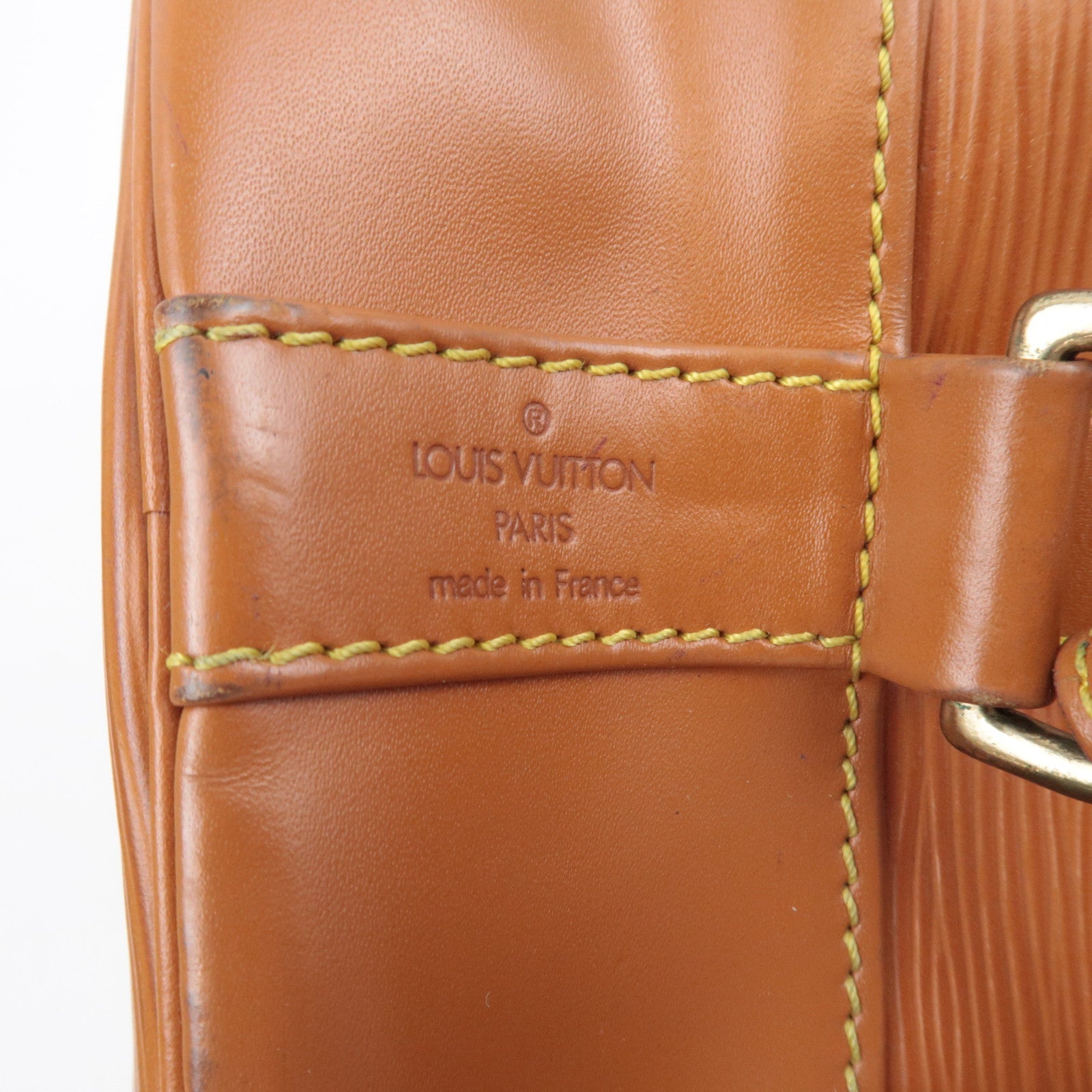 Louis Vuitton Epi Randonnee PM Zipang Gold M52358 AR0945