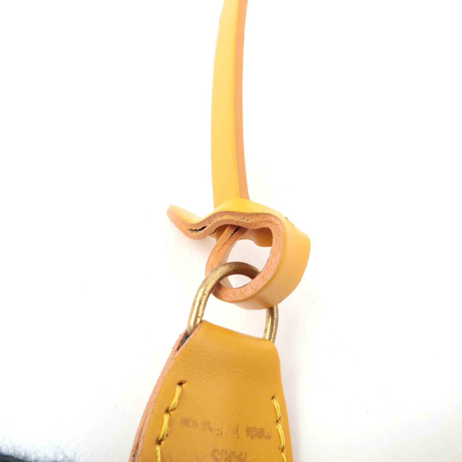 Louis Vuitton Epi Pochette Accessoires Hand bag Tassili Yellow M52959 AR0997