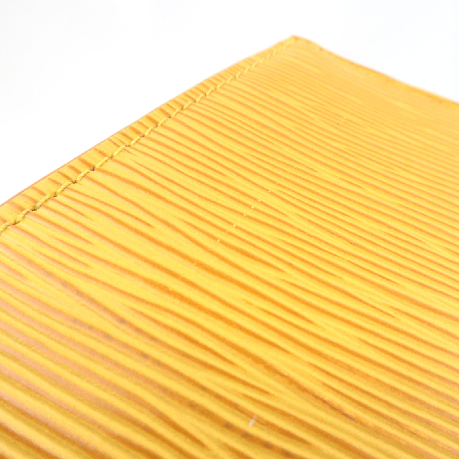 Louis Vuitton Epi Pochette Accessoires Hand bag Tassili Yellow M52959 AR0997