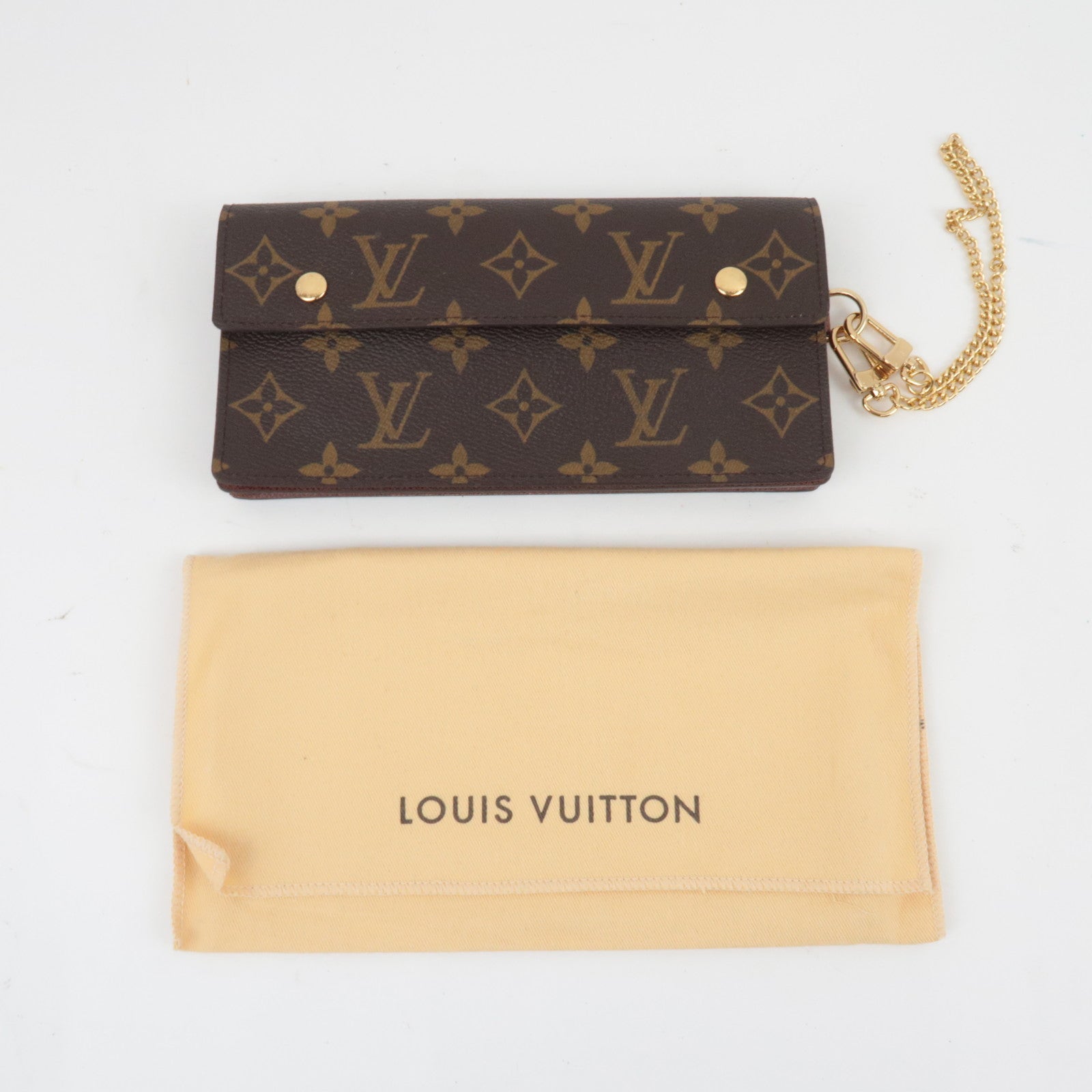 Louis Vuitton Monogram Portefeuille Accordeon Long Wallet M58008 TH0057 *Dust bag