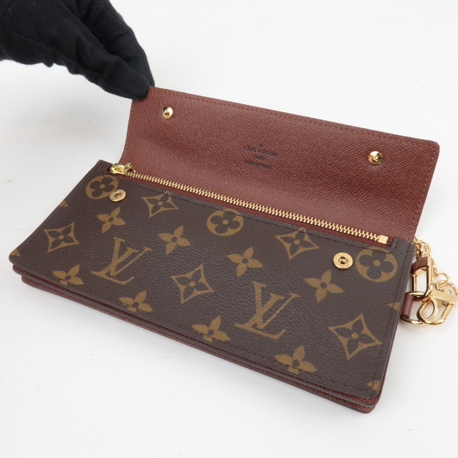 Louis Vuitton Monogram Portefeuille Accordeon Long Wallet M58008 TH0057 *Dust bag