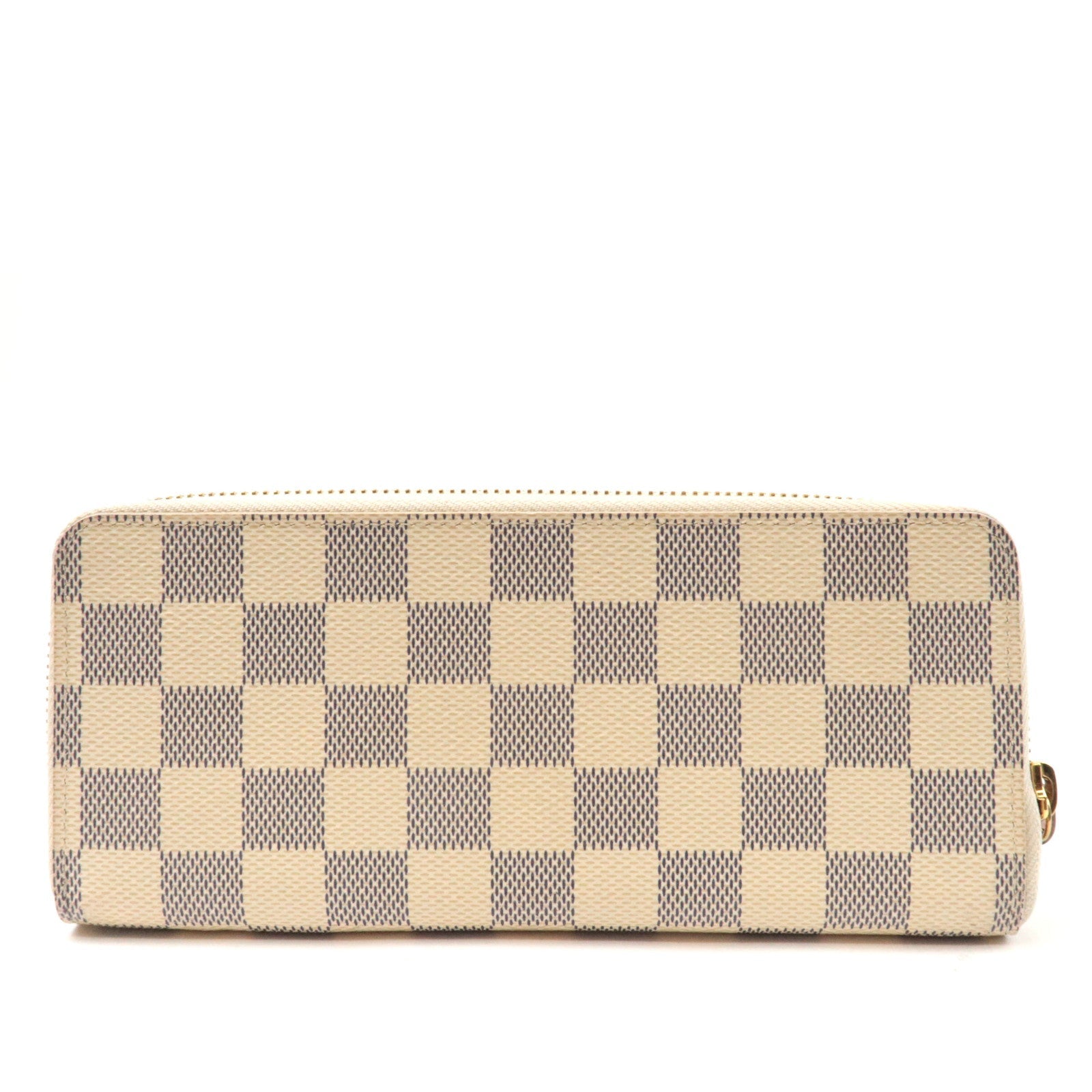 Louis Vuitton Damier Azur Portefeuille Clemence Long Wallet Rose Ballerine N61264 GI1138 *Box, Dust bag