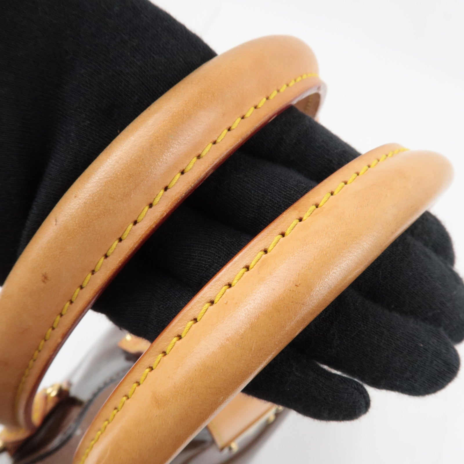 Louis Vuitton Monogram Vinyl Neo Cabas Ambre MM Tote Bag Vinyl Brown M92504 CE0064 *Keys, Crochette