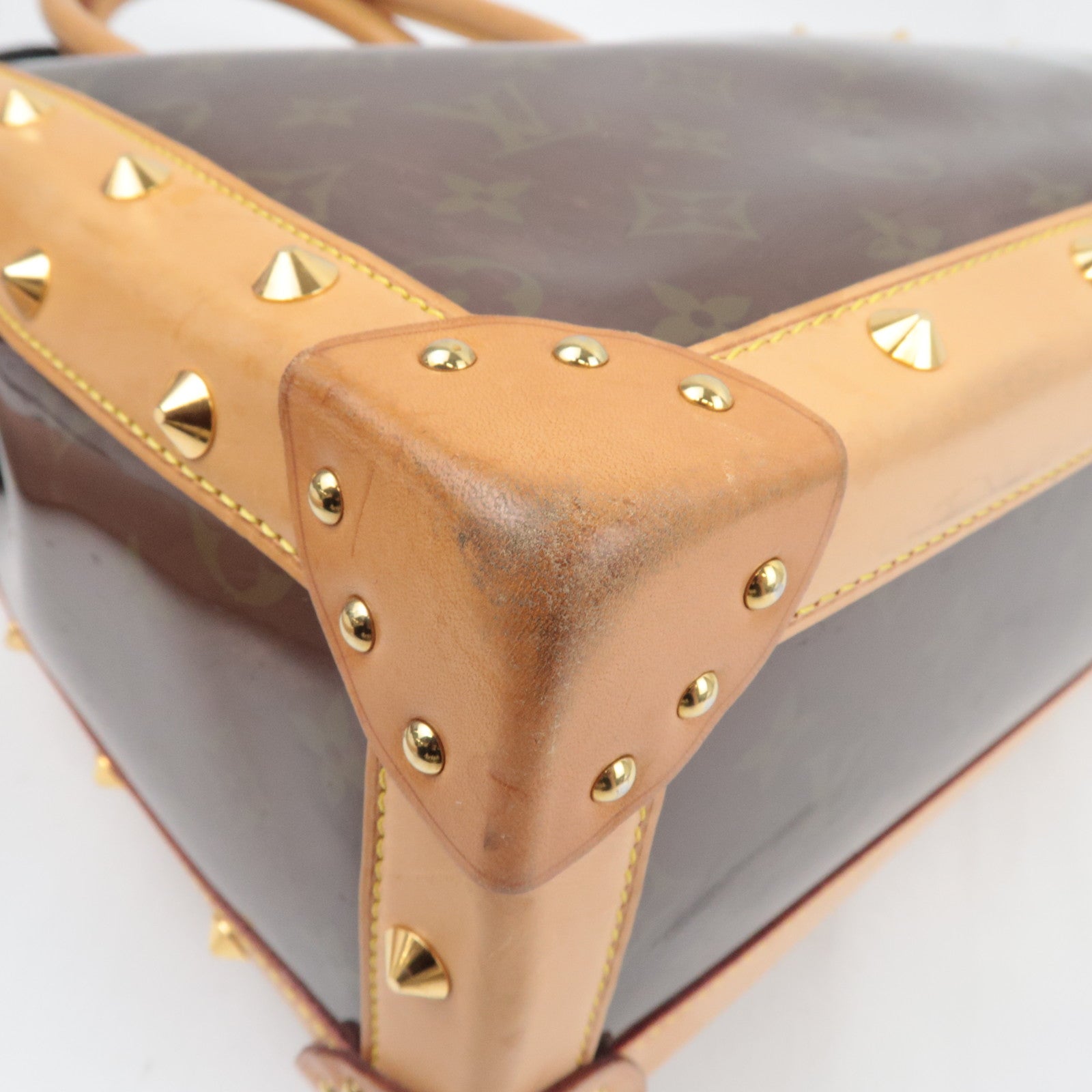 Louis Vuitton Monogram Vinyl Neo Cabas Ambre MM Tote Bag Vinyl Brown M92504 CE0064 *Keys, Crochette