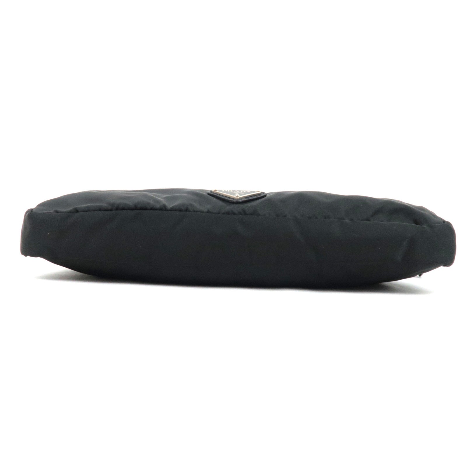 PRADA Laptop Case Clutch Bag Bag In Bag Nylon Leather Black