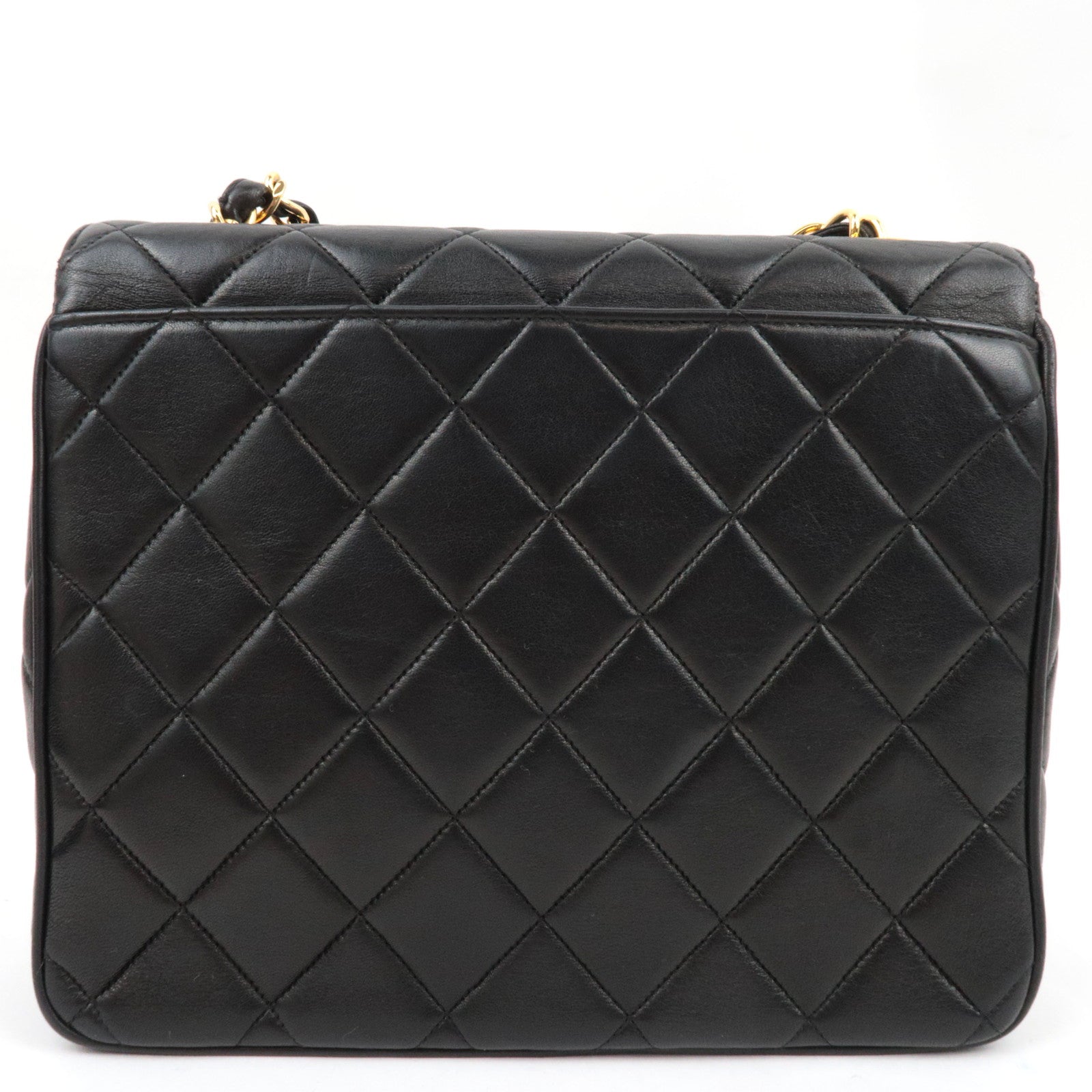 CHANEL Big Coco Matelasse Chain Shoulder Bag Lambskin Black *Dust bag, G card