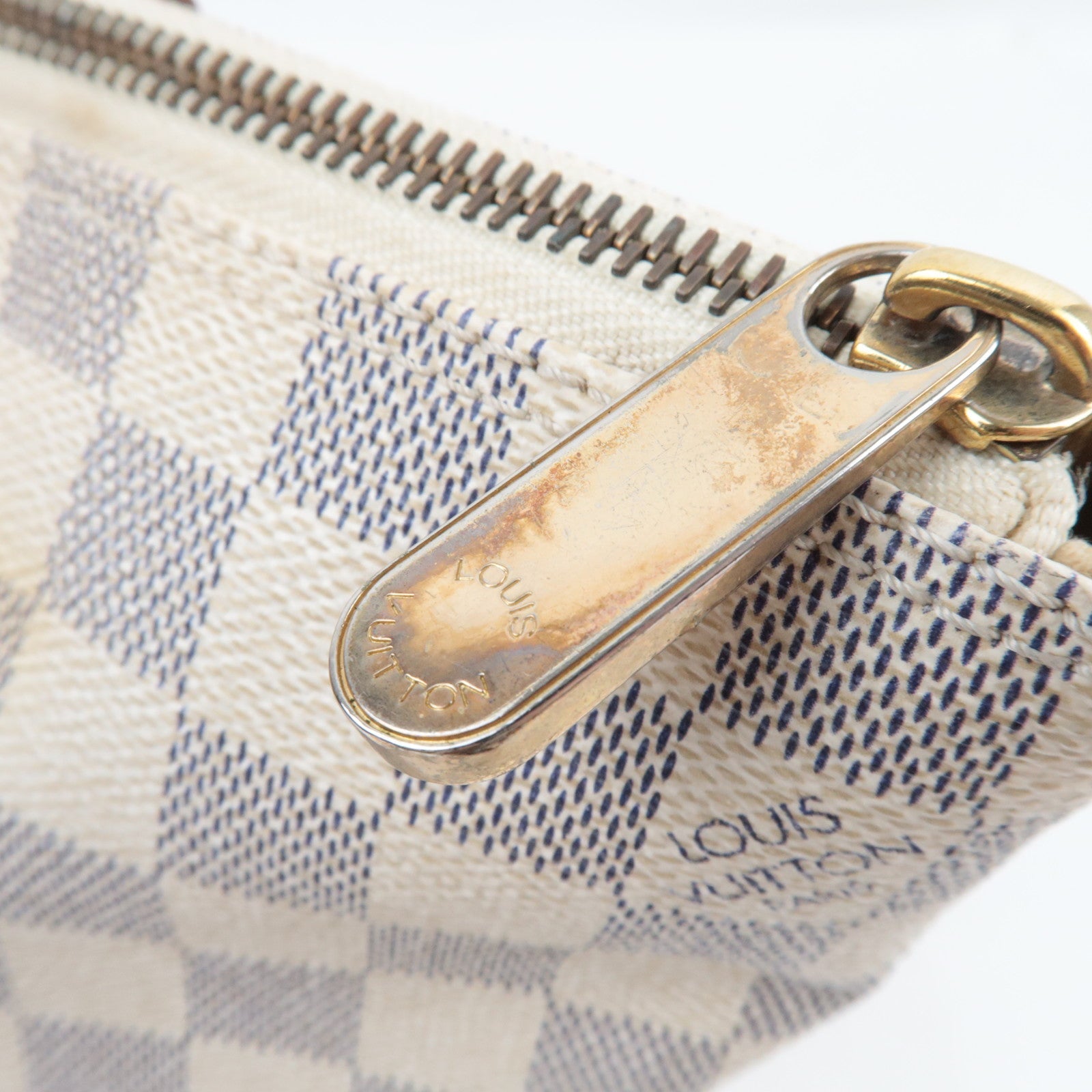 Louis Vuitton Damier Azur Saleya MM Tote Bag N51185 VI0017