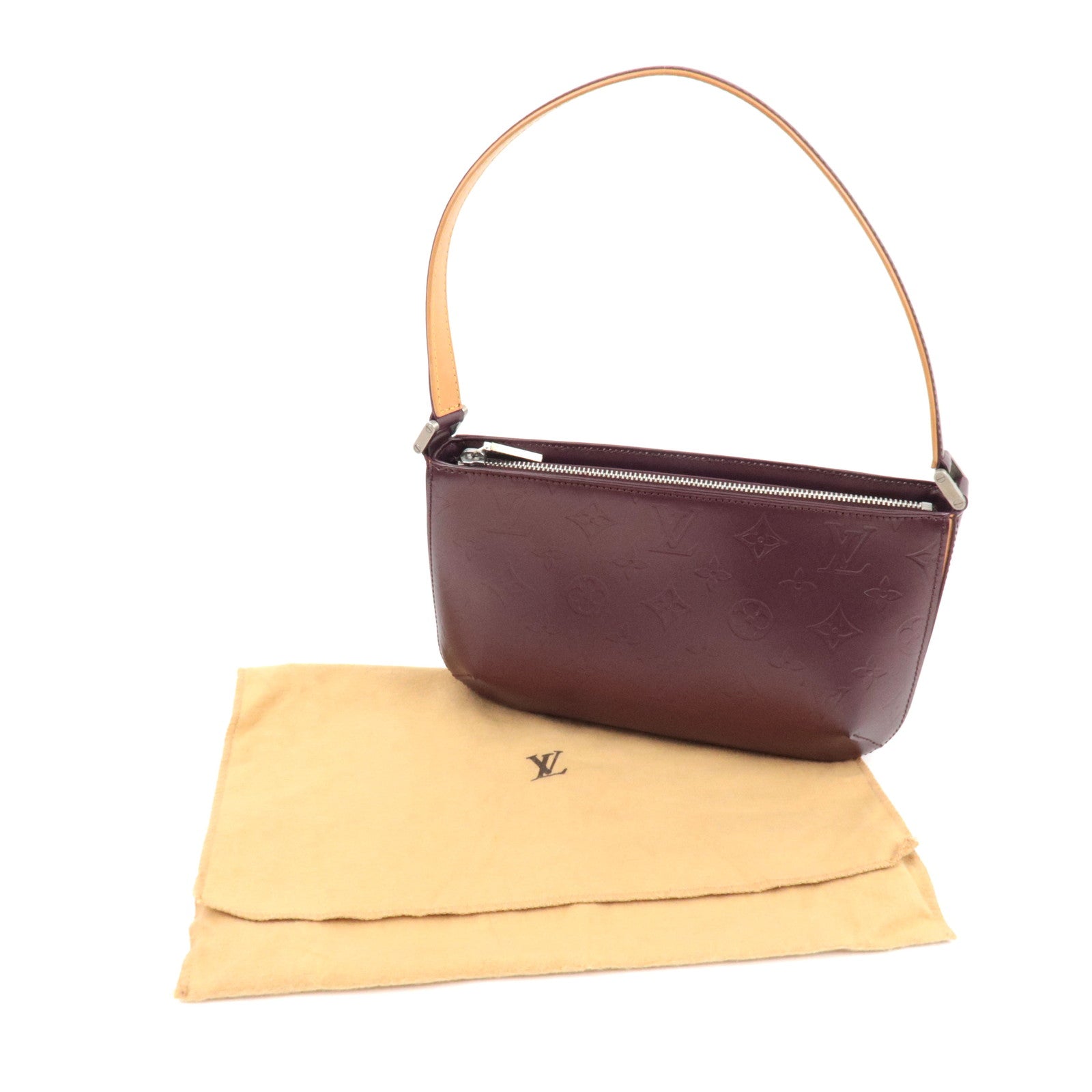 Louis Vuitton Monogram Matt Fowler Hand Bag Violet M55146 MI0052 *Dust bag