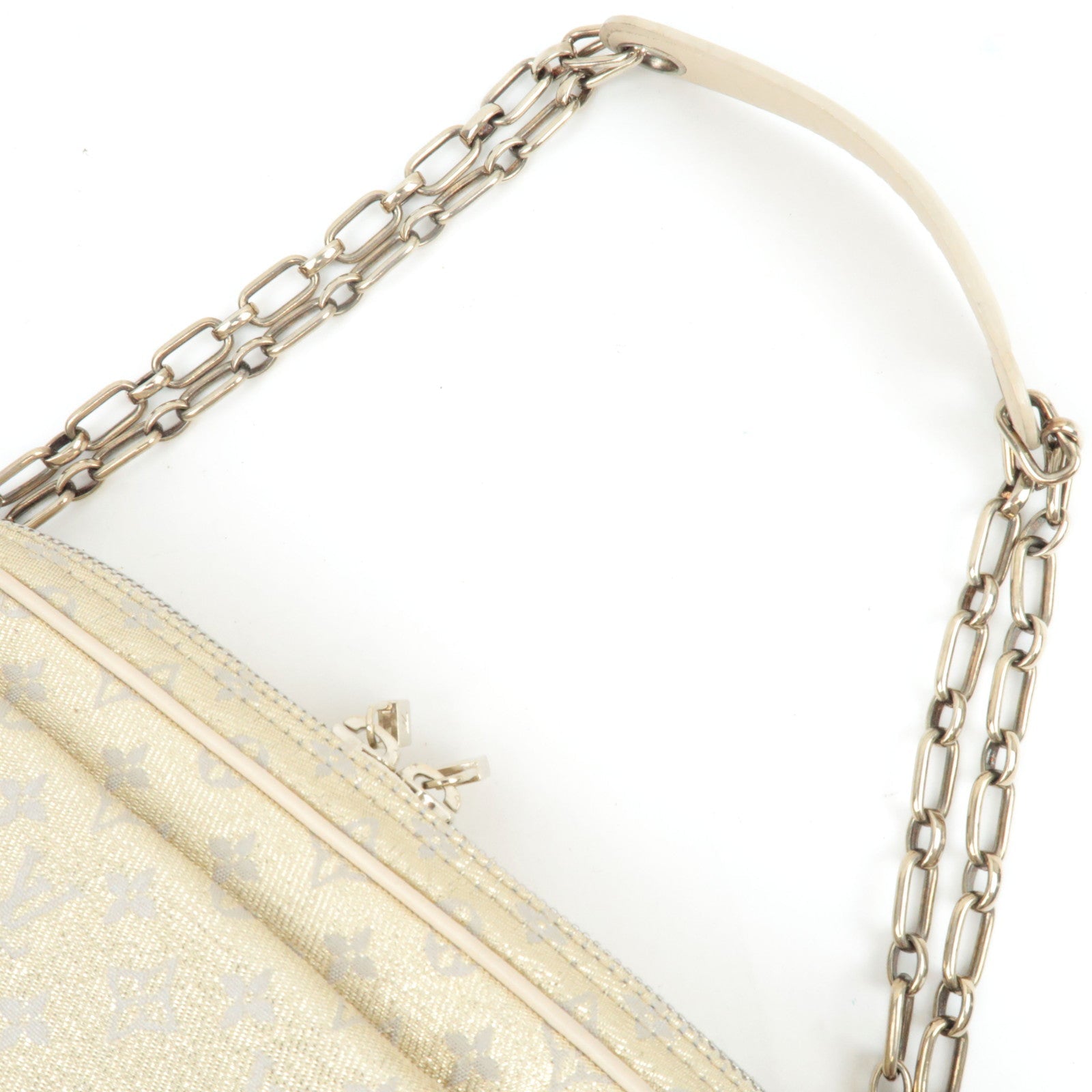 Louis Vuitton Monogram Shine McKenna Shoulder Bag Gold M92362 TH1002