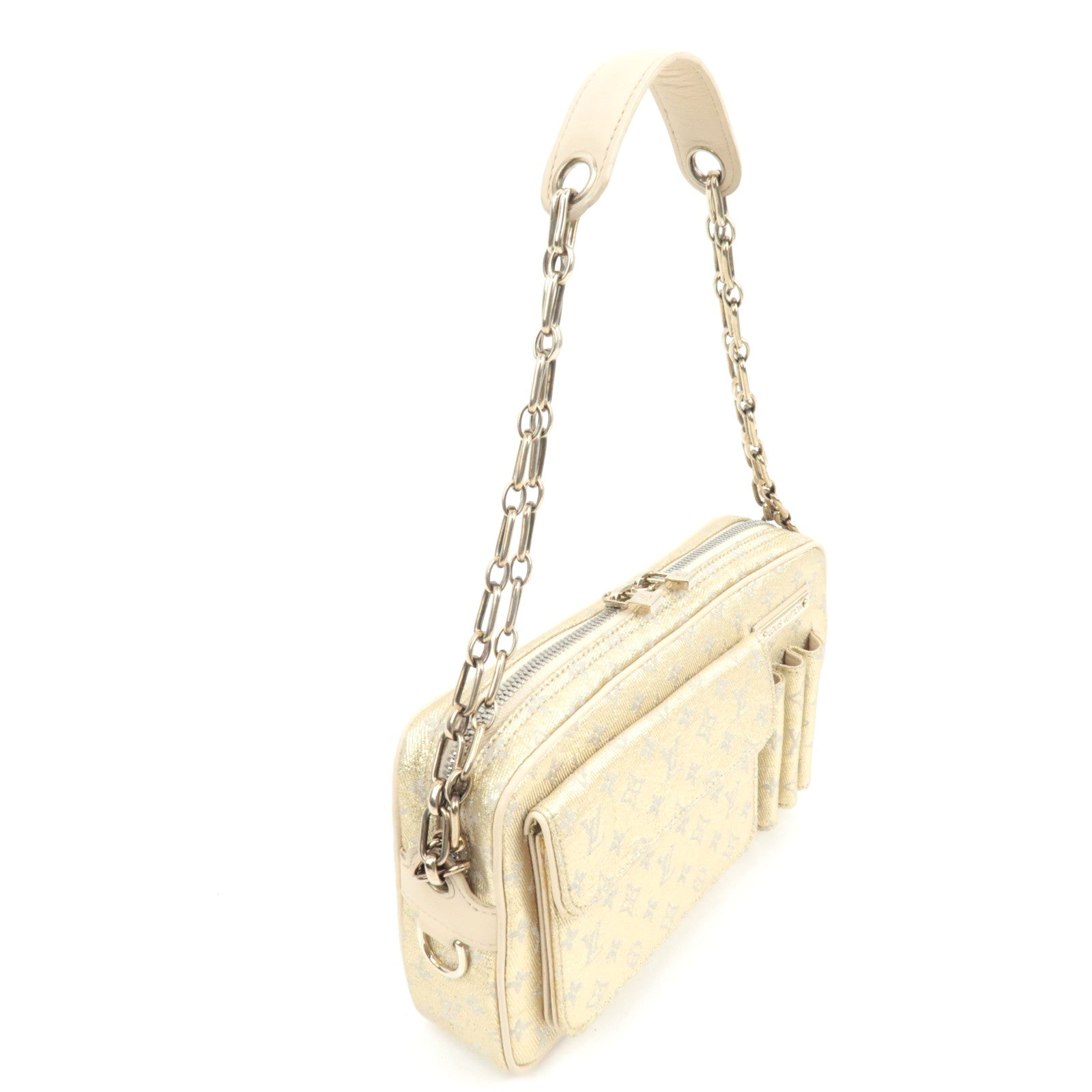 Louis Vuitton Monogram Shine McKenna Shoulder Bag Gold M92362 TH1002