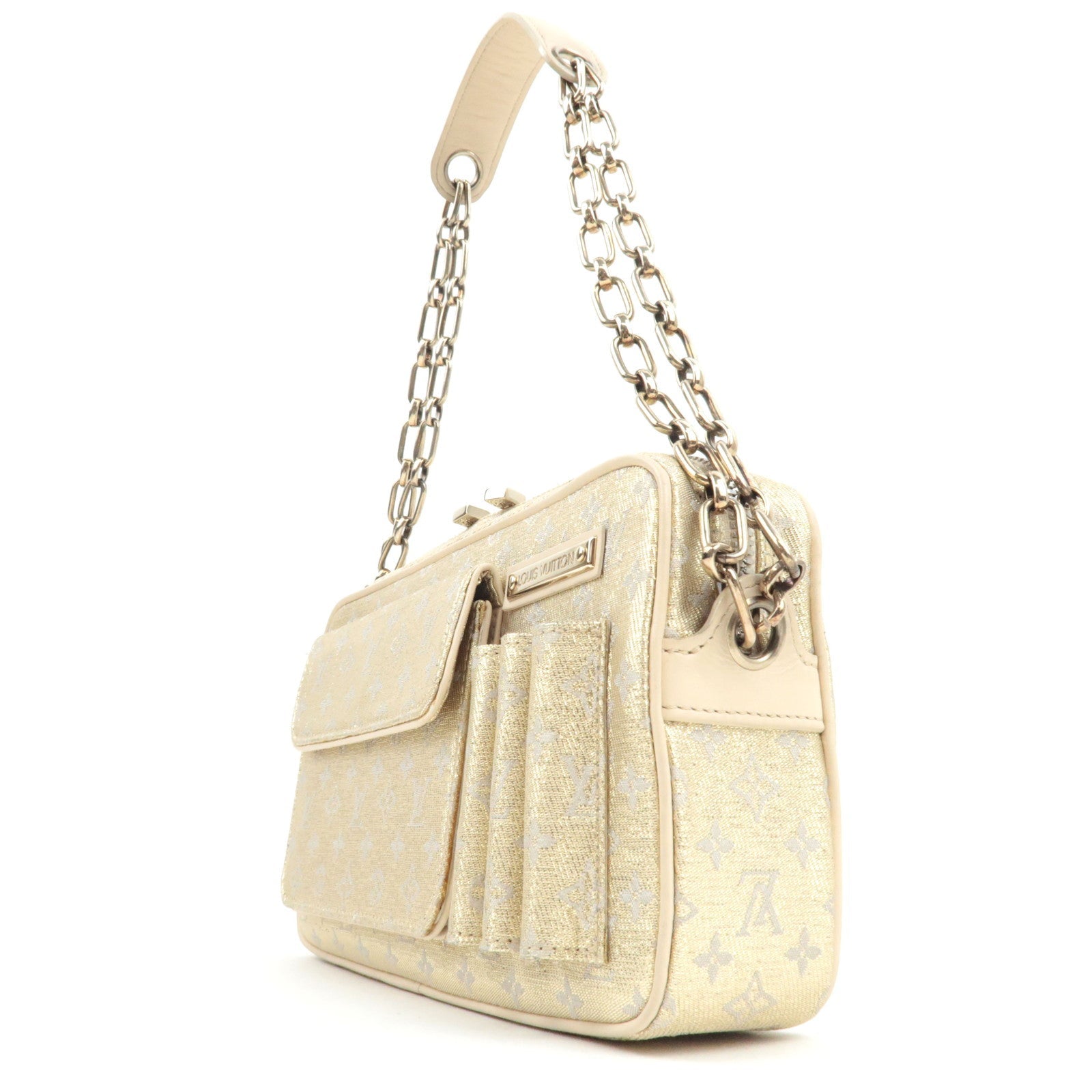 Louis Vuitton Monogram Shine McKenna Shoulder Bag Gold M92362 TH1002