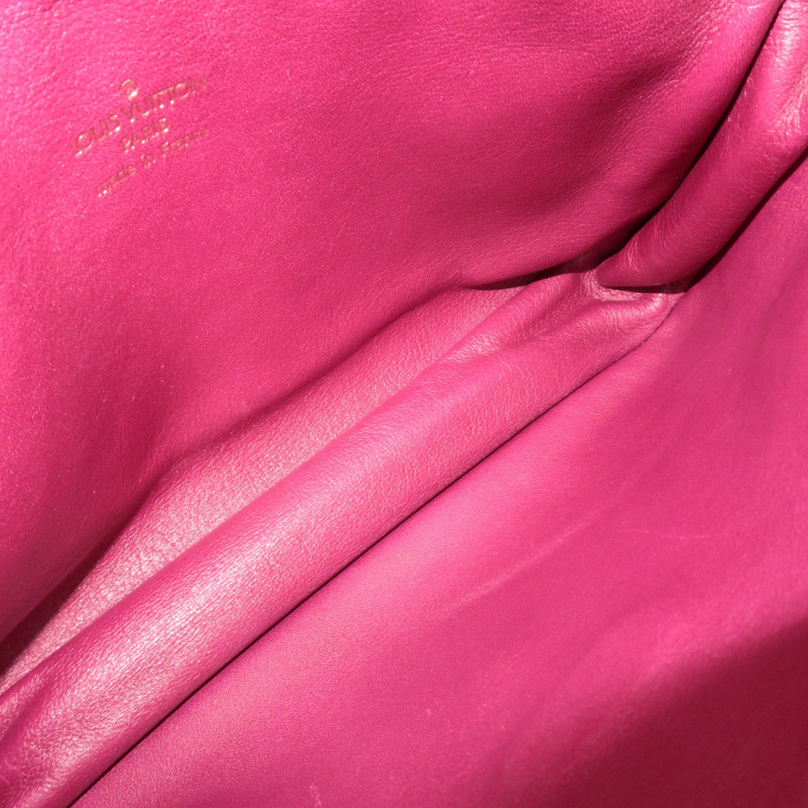 Louis Vuitton Monogram Charm Pochette Accessoires Handbag Fuchsia M95160 VI0026