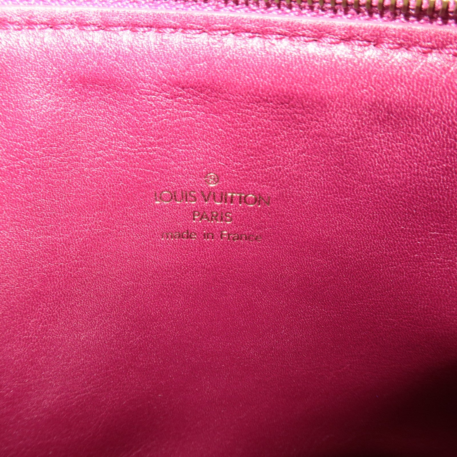 Louis Vuitton Monogram Charm Pochette Accessoires Handbag Fuchsia M95160 VI0026