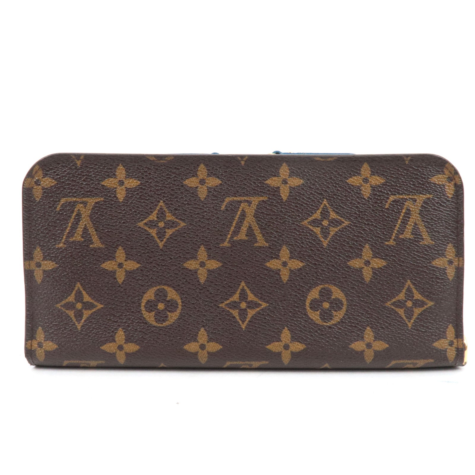 Louis Vuitton Monogram Portefeuille Insolite Wallet Petrol M61990 CA3069