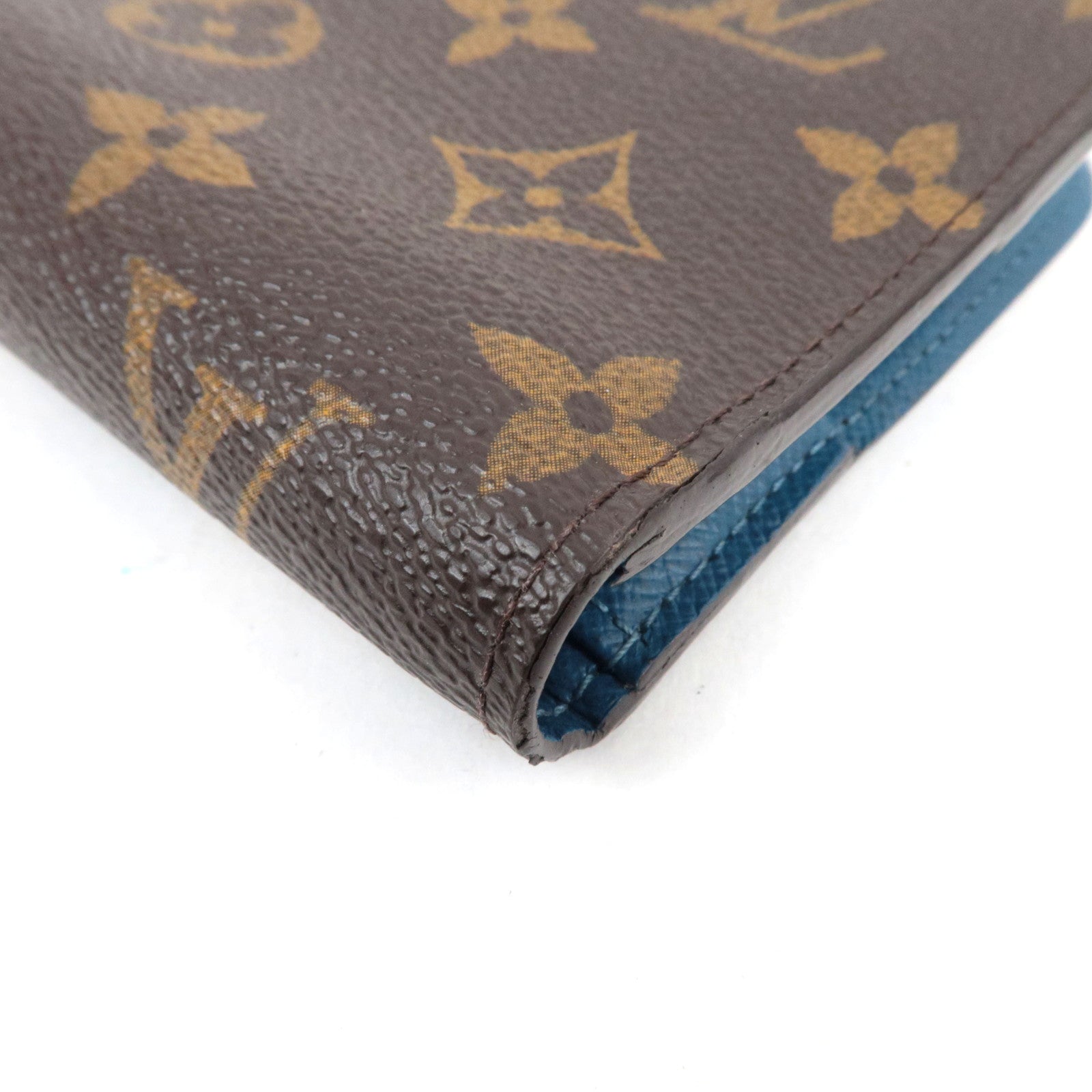 Louis Vuitton Monogram Portefeuille Insolite Wallet Petrol M61990 CA3069
