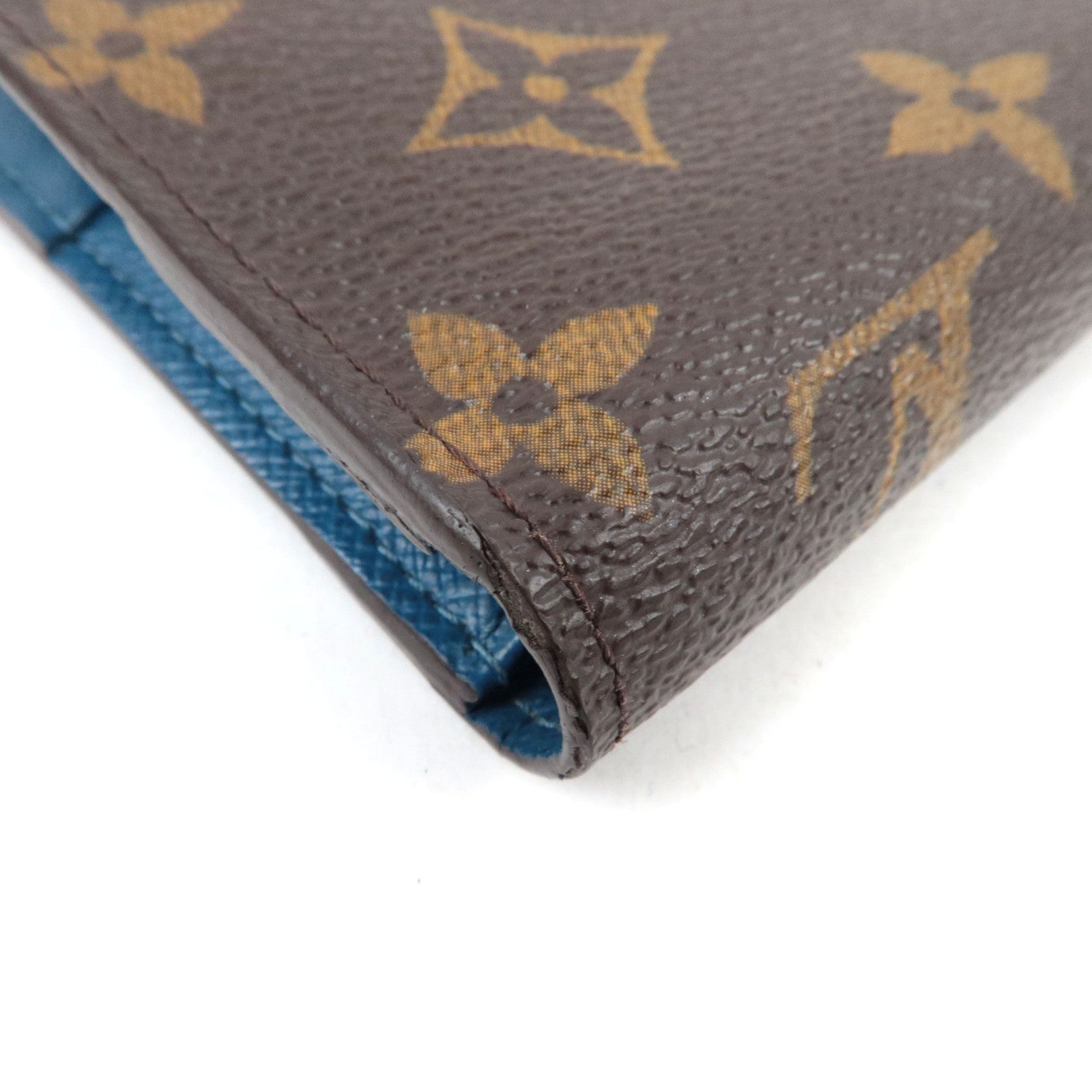 Louis Vuitton Monogram Portefeuille Insolite Wallet Petrol M61990 CA3069
