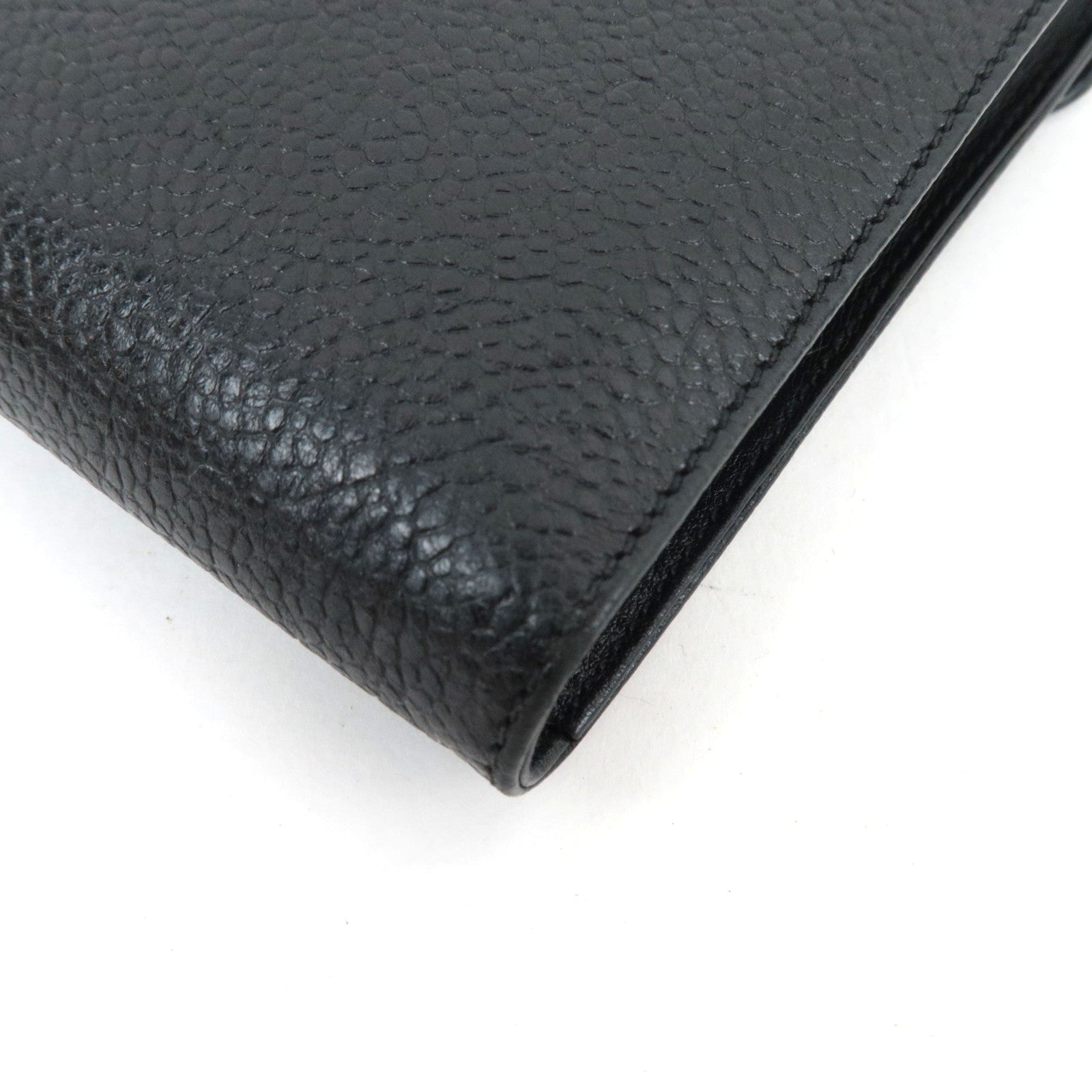 CHANEL Cocomark Glasses Case Caviar Skin Black 3086616