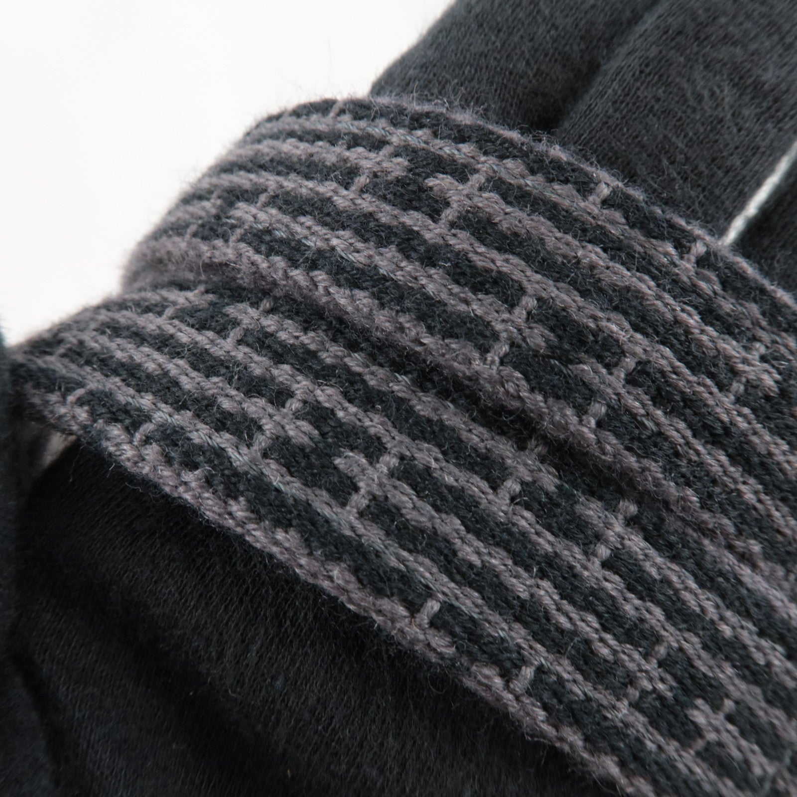 HERMES Her Line GM Tote Bag Canvas Gray