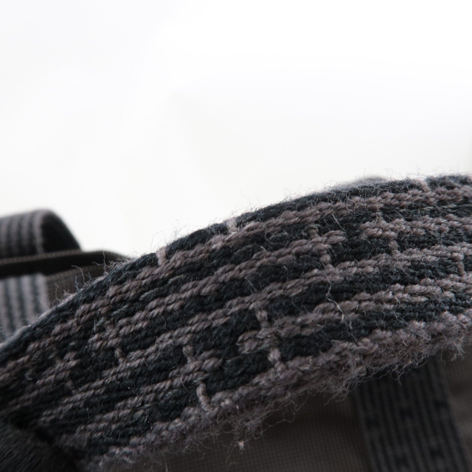 HERMES Her Line GM Tote Bag Canvas Gray