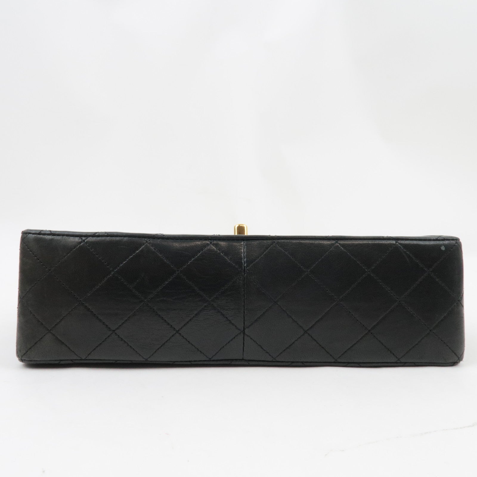 CHANEL Matelasse Double Chain Shoulder Bag Lambskin Black 1439244 *Dust Bag, G Card