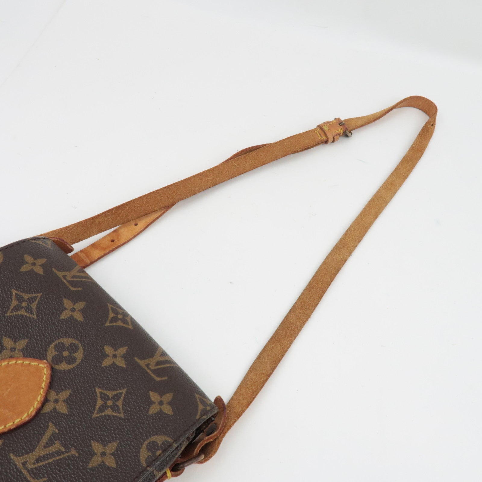 Louis Vuitton Monogram Cartouchiere PM Shoulder Bag M51254 872SL