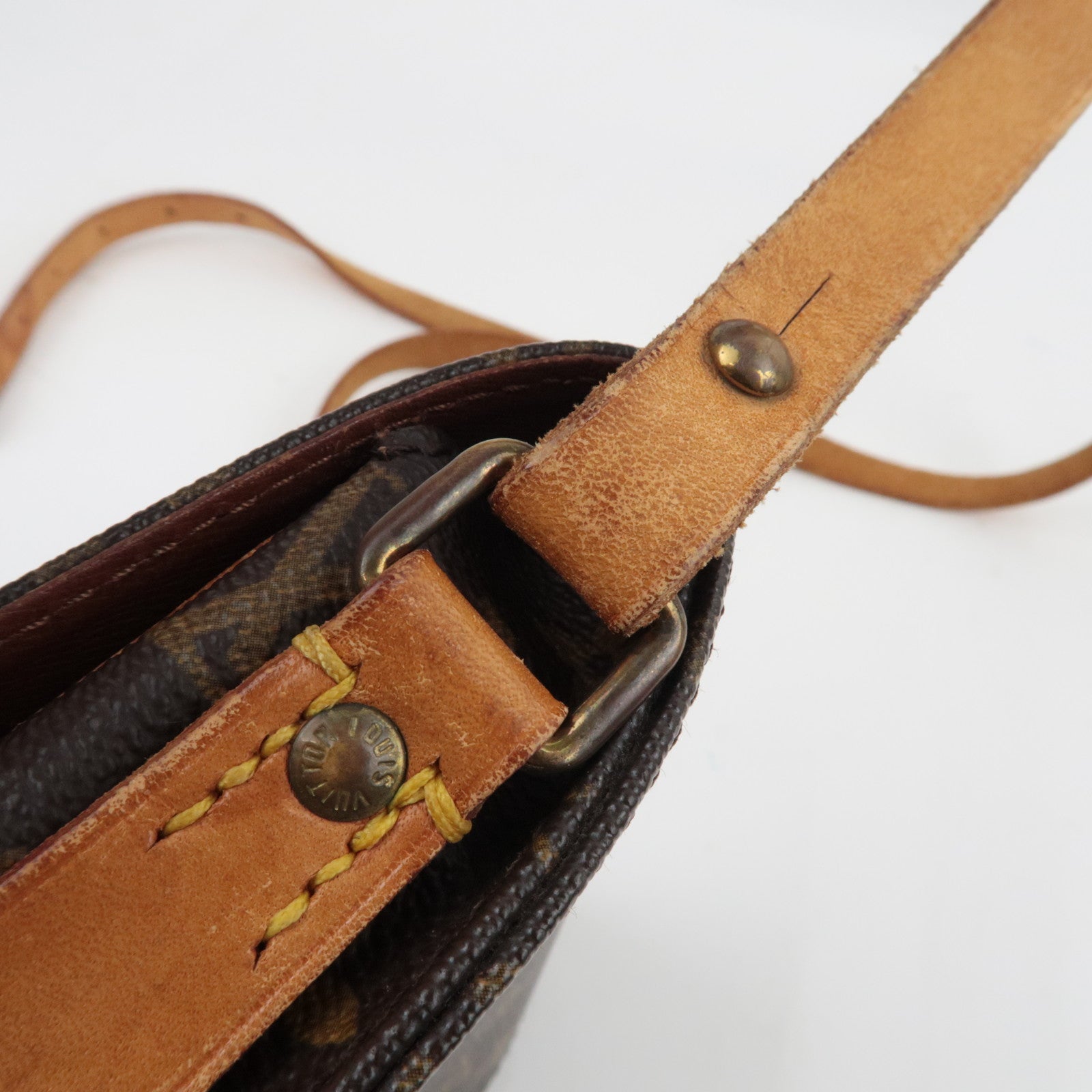 Louis Vuitton Monogram Cartouchiere PM Shoulder Bag M51254 872SL