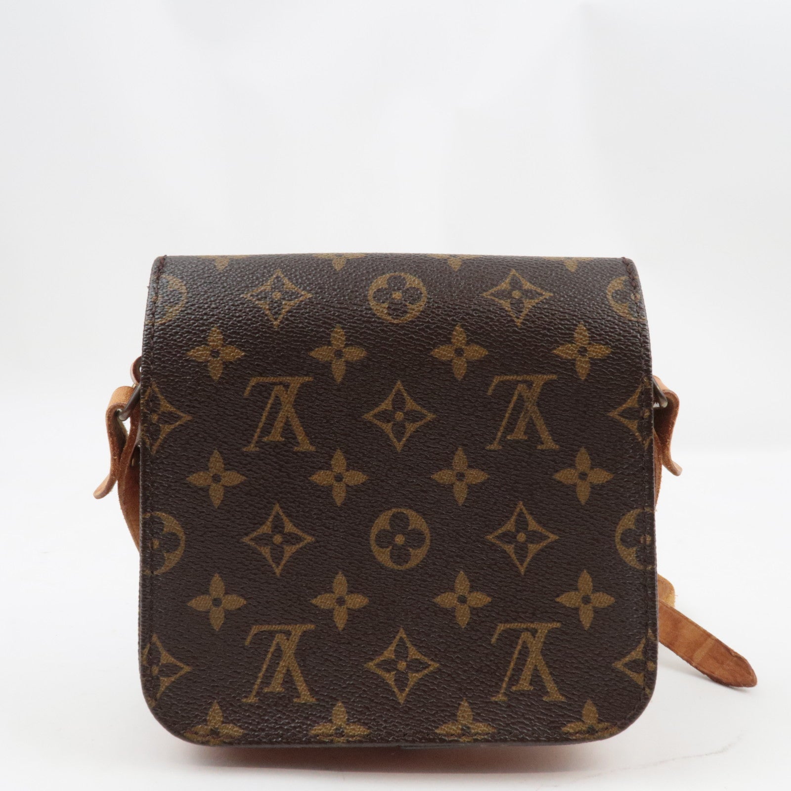 Louis Vuitton Monogram Cartouchiere PM Shoulder Bag M51254 872SL