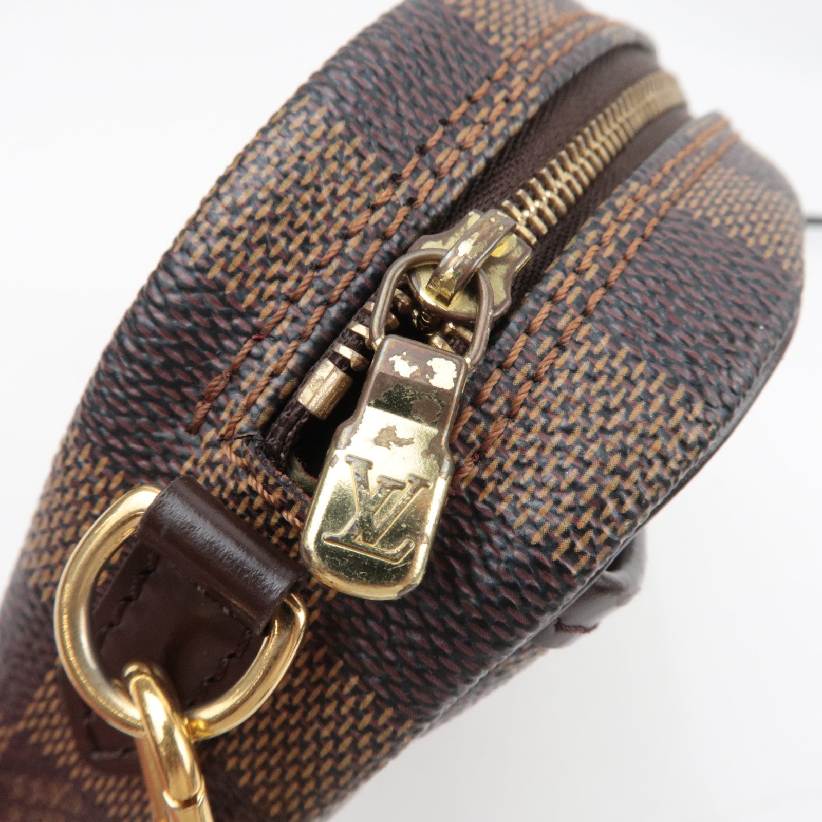 Louis Vuitton Damier Pochette Ipanema Shoulder Bag N51296 *Strap