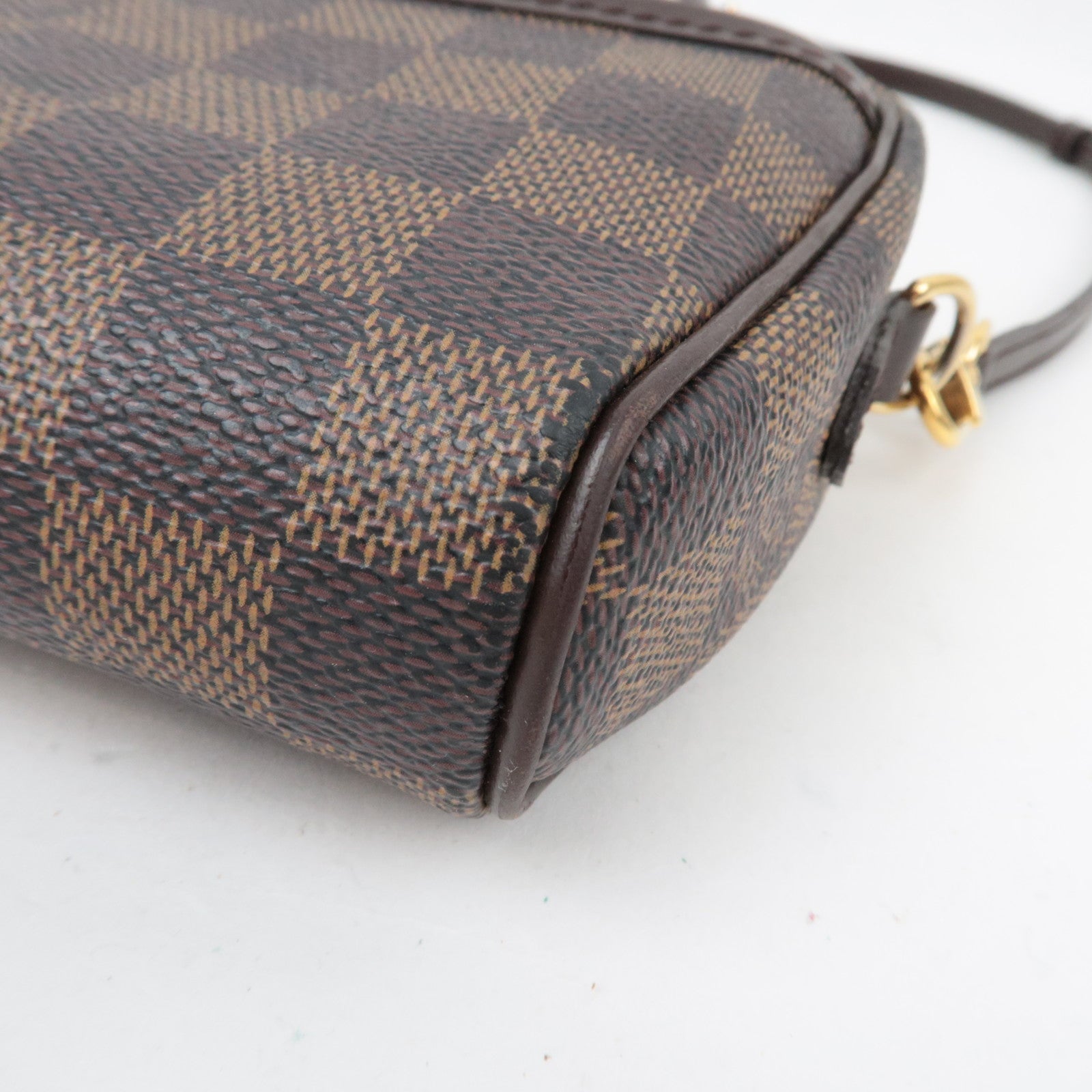 Louis Vuitton Damier Pochette Ipanema Shoulder Bag N51296 *Strap