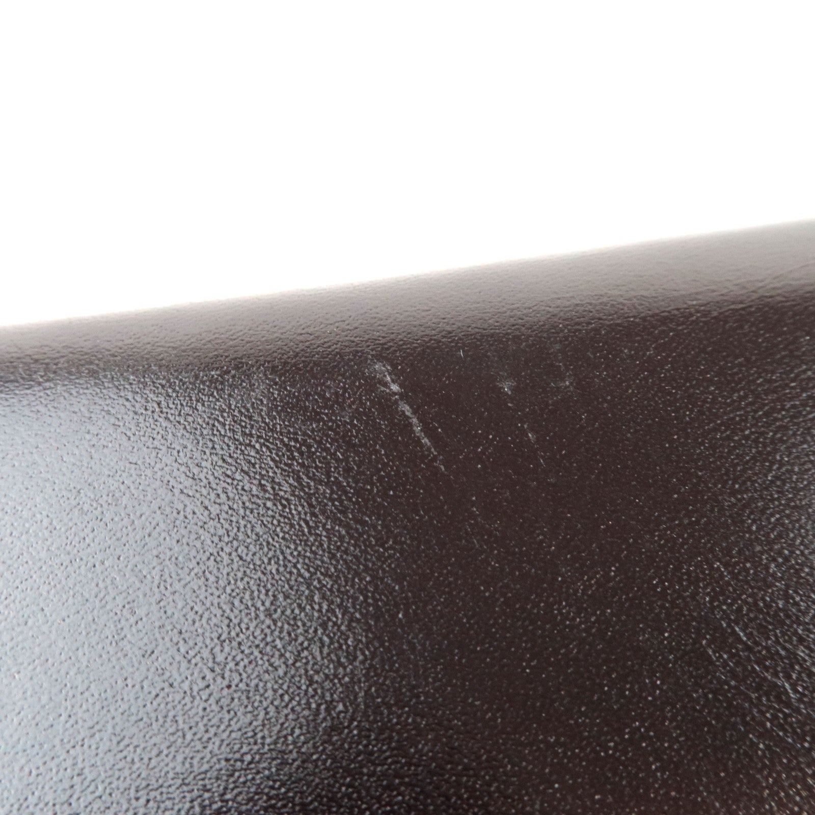 FENDI Zucca Double Hook Long Wallet Canvas Leather Brown Black