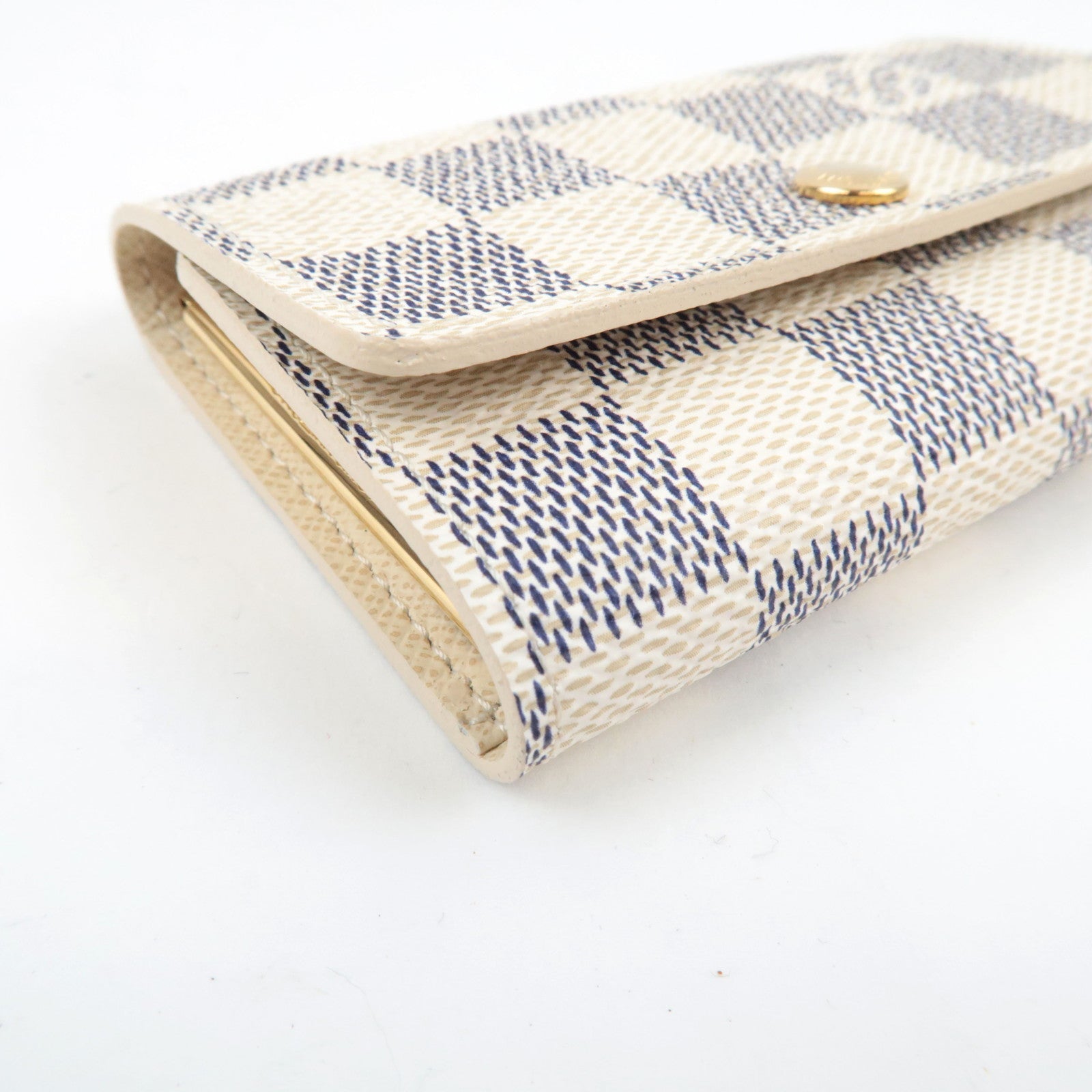 Louis Vuitton Damier Azur Multi Cles 6 Key Case N61745 CT4048 *Dust bag