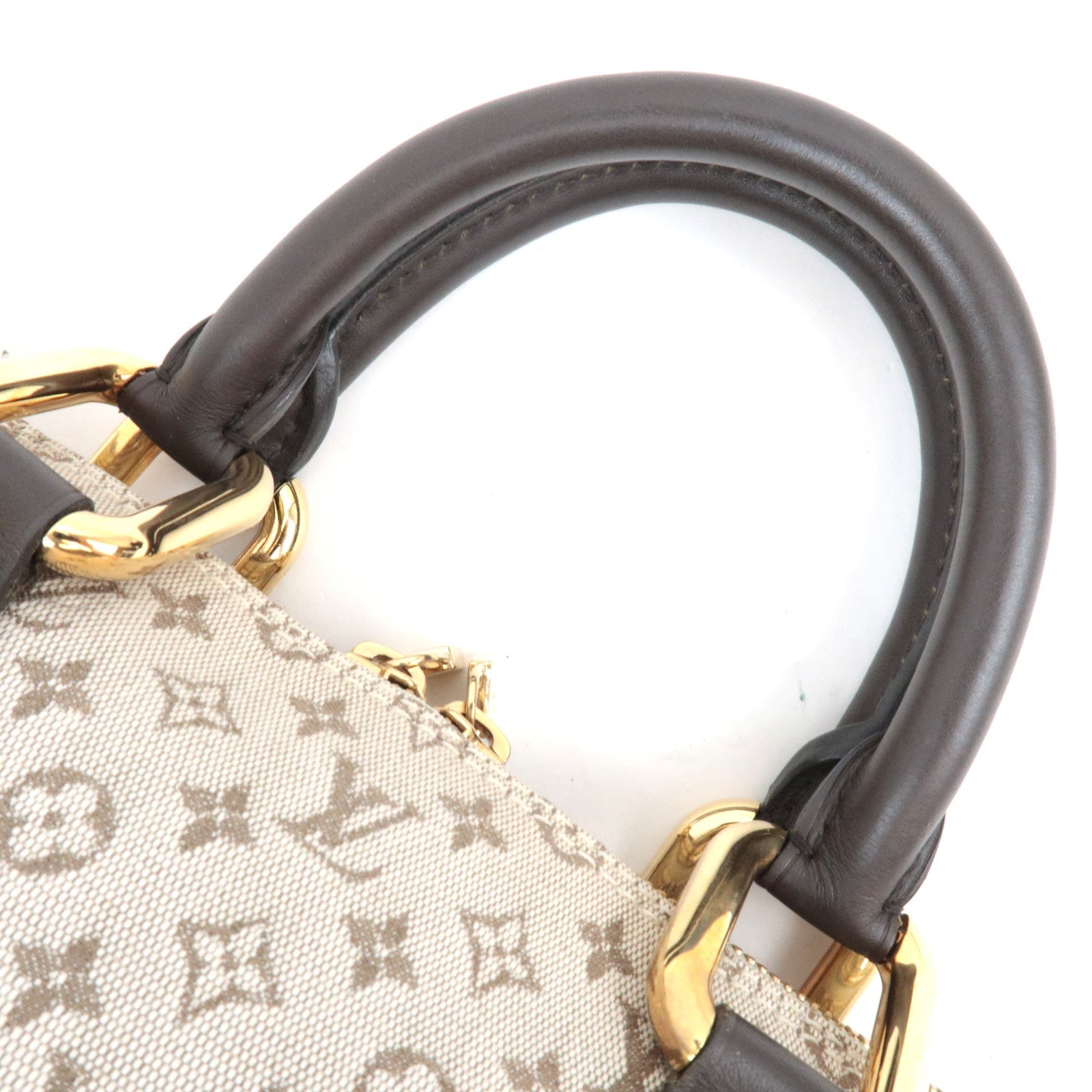 Louis Vuitton Monogram Mini Alma Long Hand Bag Khaki M92206 MI1011