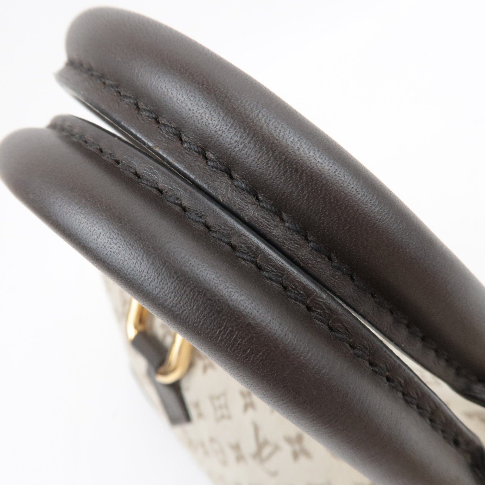 Louis Vuitton Monogram Mini Alma Long Hand Bag Khaki M92206 MI1011