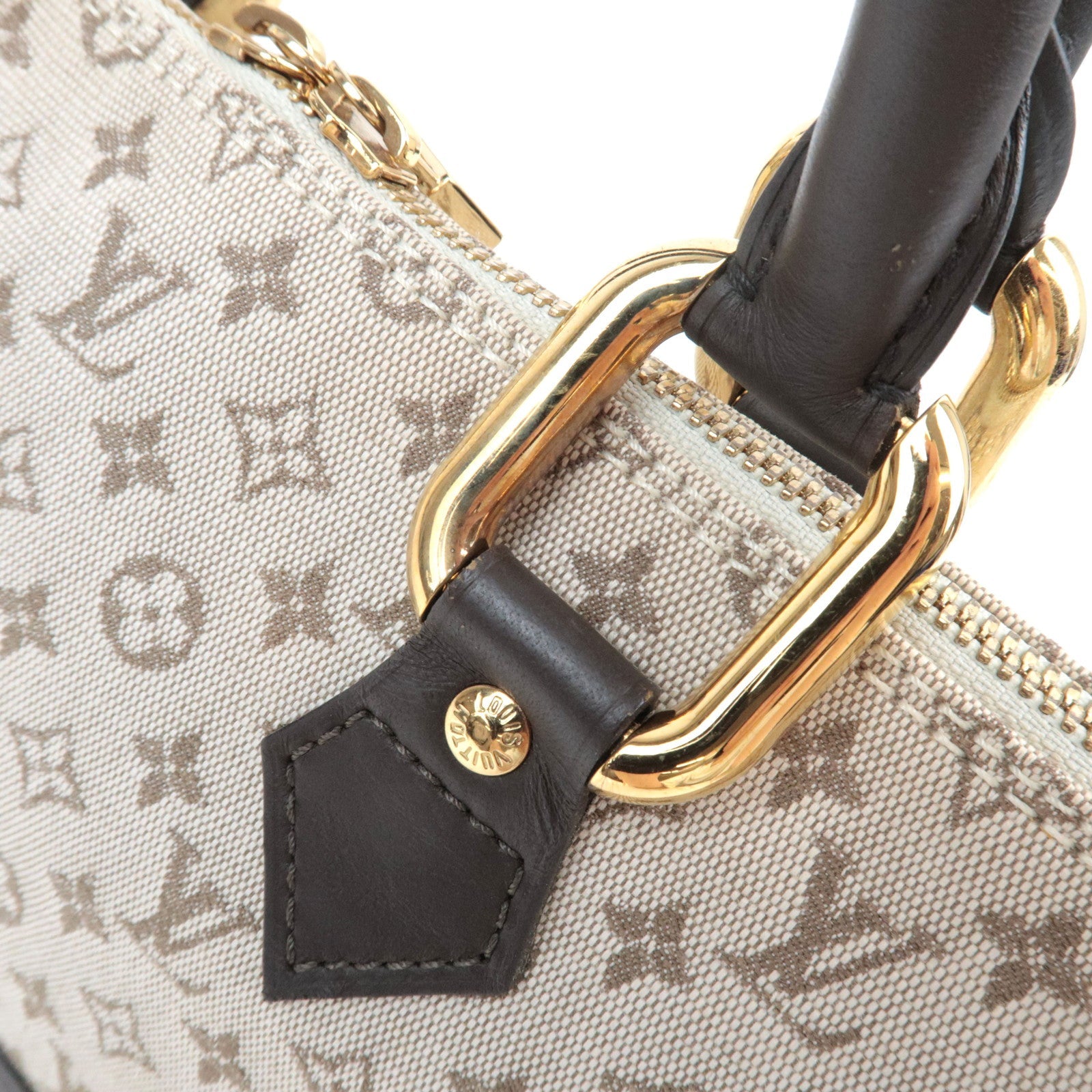 Louis Vuitton Monogram Mini Alma Long Hand Bag Khaki M92206 MI1011