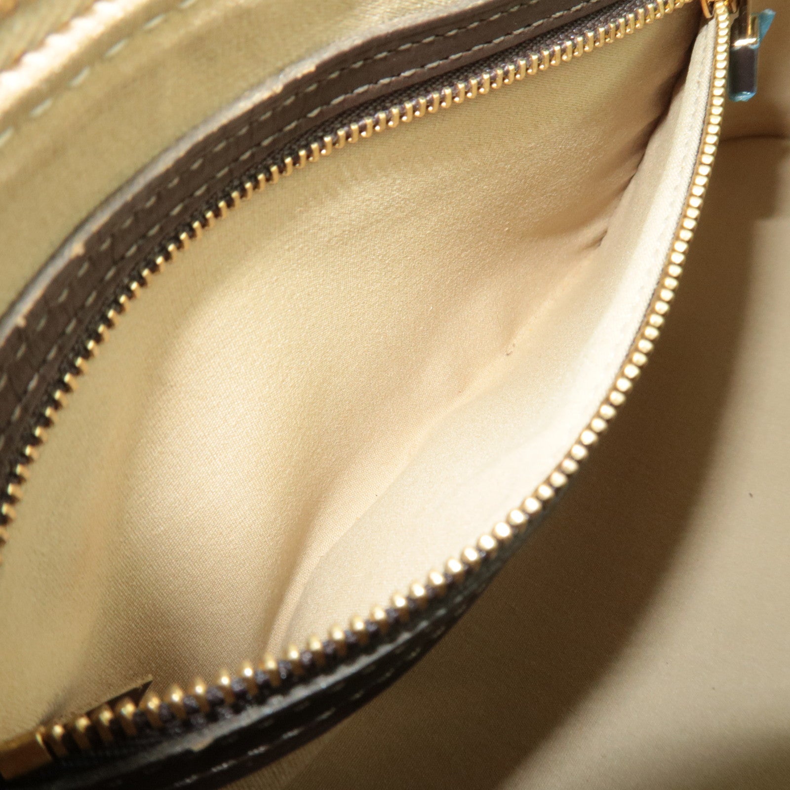 Louis Vuitton Monogram Mini Alma Long Hand Bag Khaki M92206 MI1011