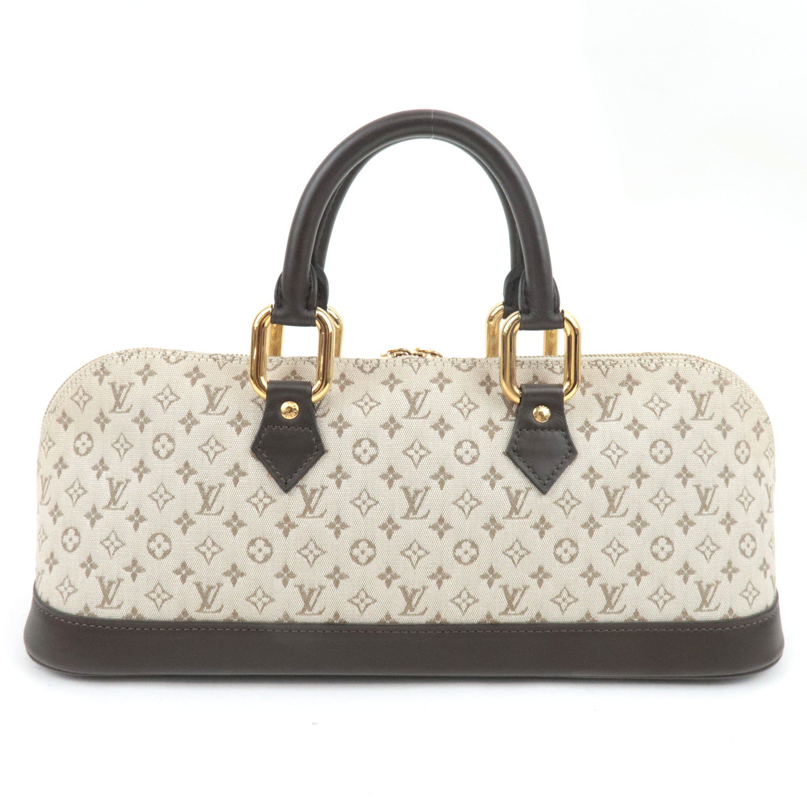 Louis Vuitton Monogram Mini Alma Long Hand Bag Khaki M92206 MI1011