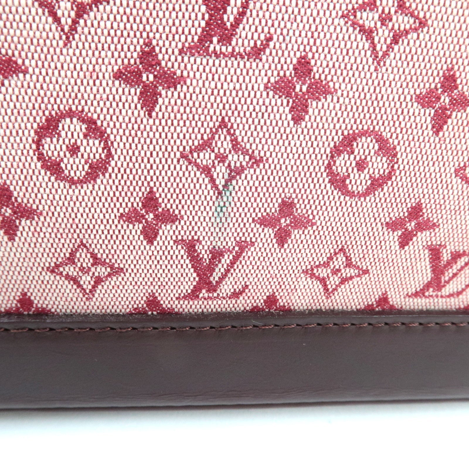 Louis Vuitton Monogram Mini Alma Long Hand Bag Cerises M92207 AR1001
