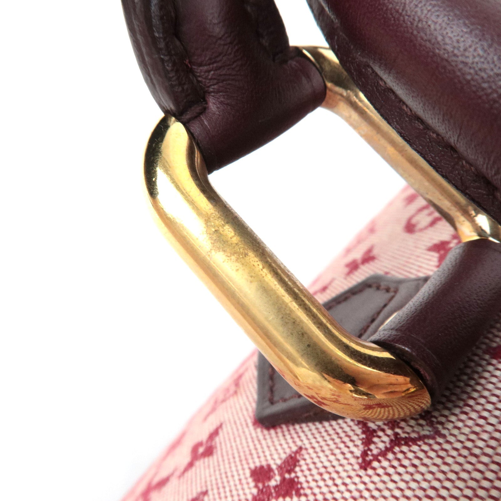 Louis Vuitton Monogram Mini Alma Long Hand Bag Cerises M92207 AR1001