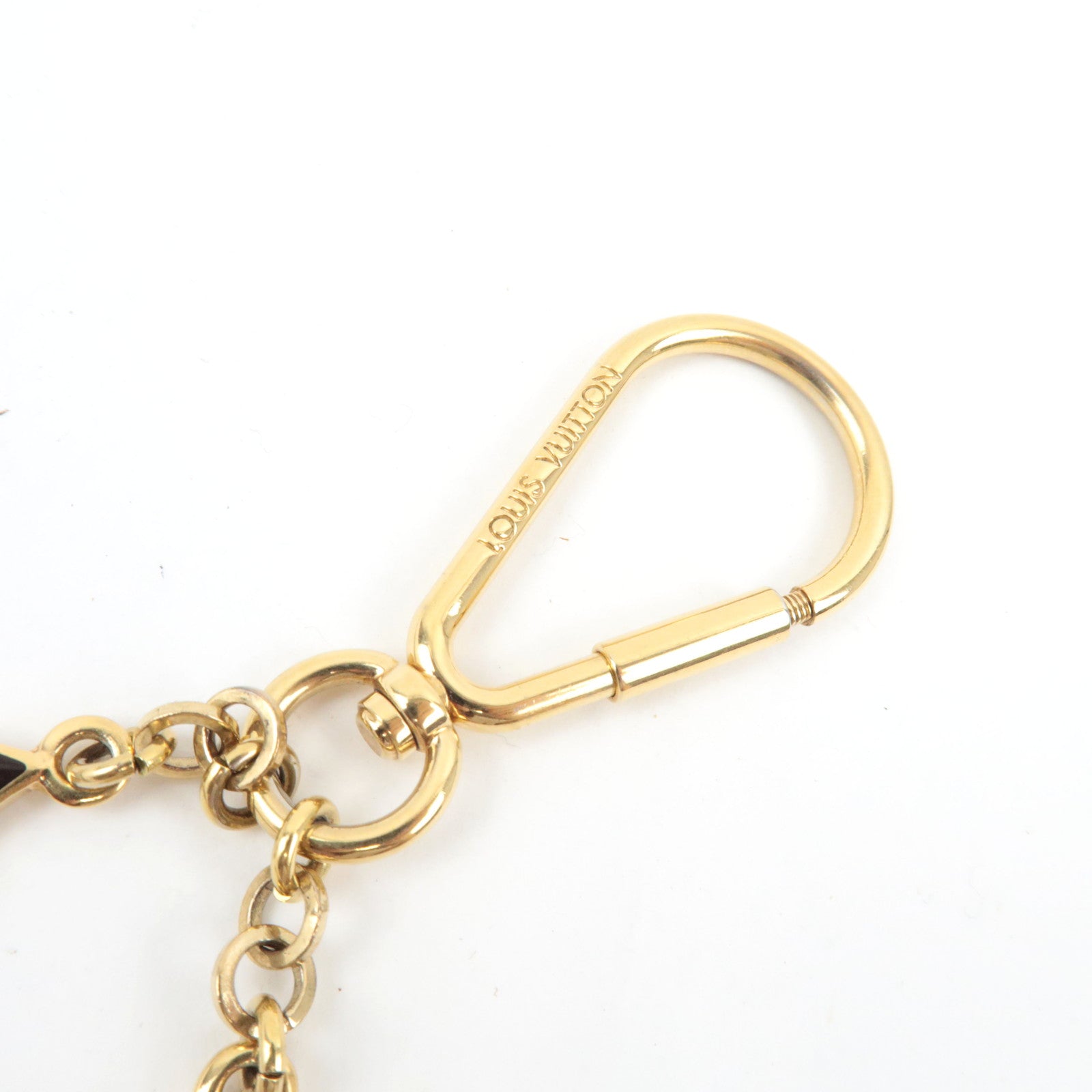 Louis Vuitton Porte Cles Puzzle Bag Charm Metal Gold M65218 CX0151