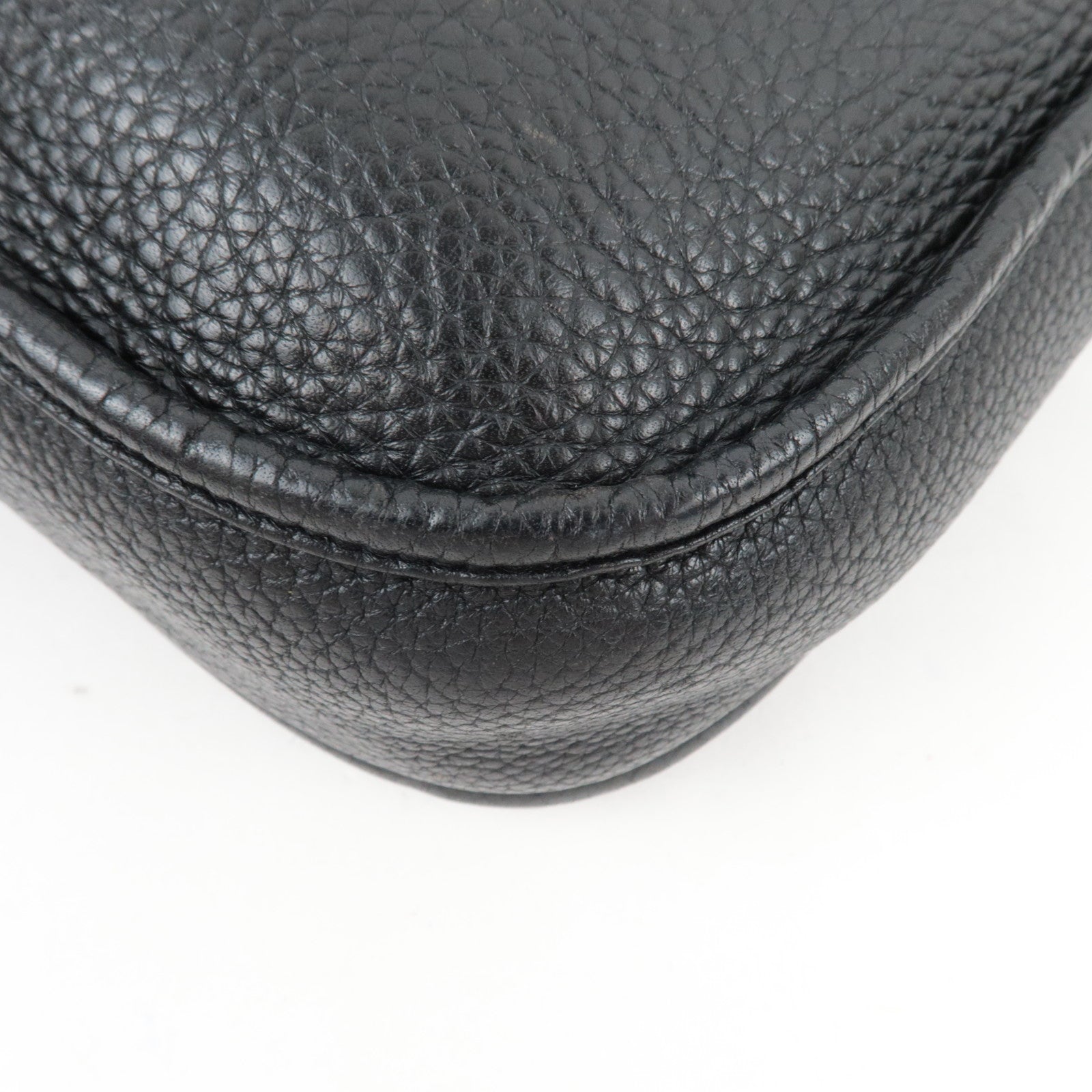 HERMES Evelyn 3 PM □O Stamp (2011) Taurillon Clemence Black Silver HDW *Strap