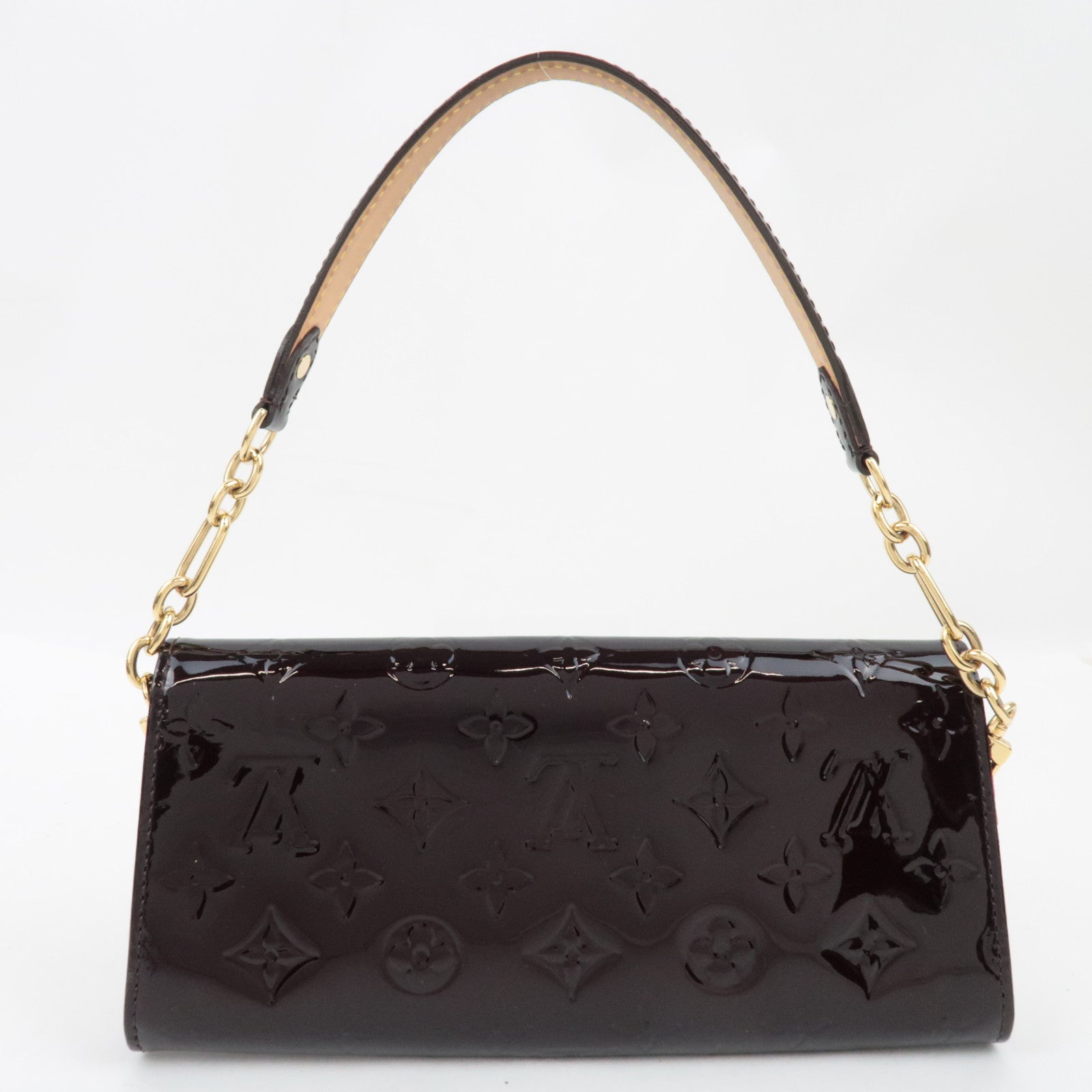 Louis Vuitton Monogram Vernis Sunset Boulevard Shoulder bag Amarante M93542 TR0120 *Box, Dust bag