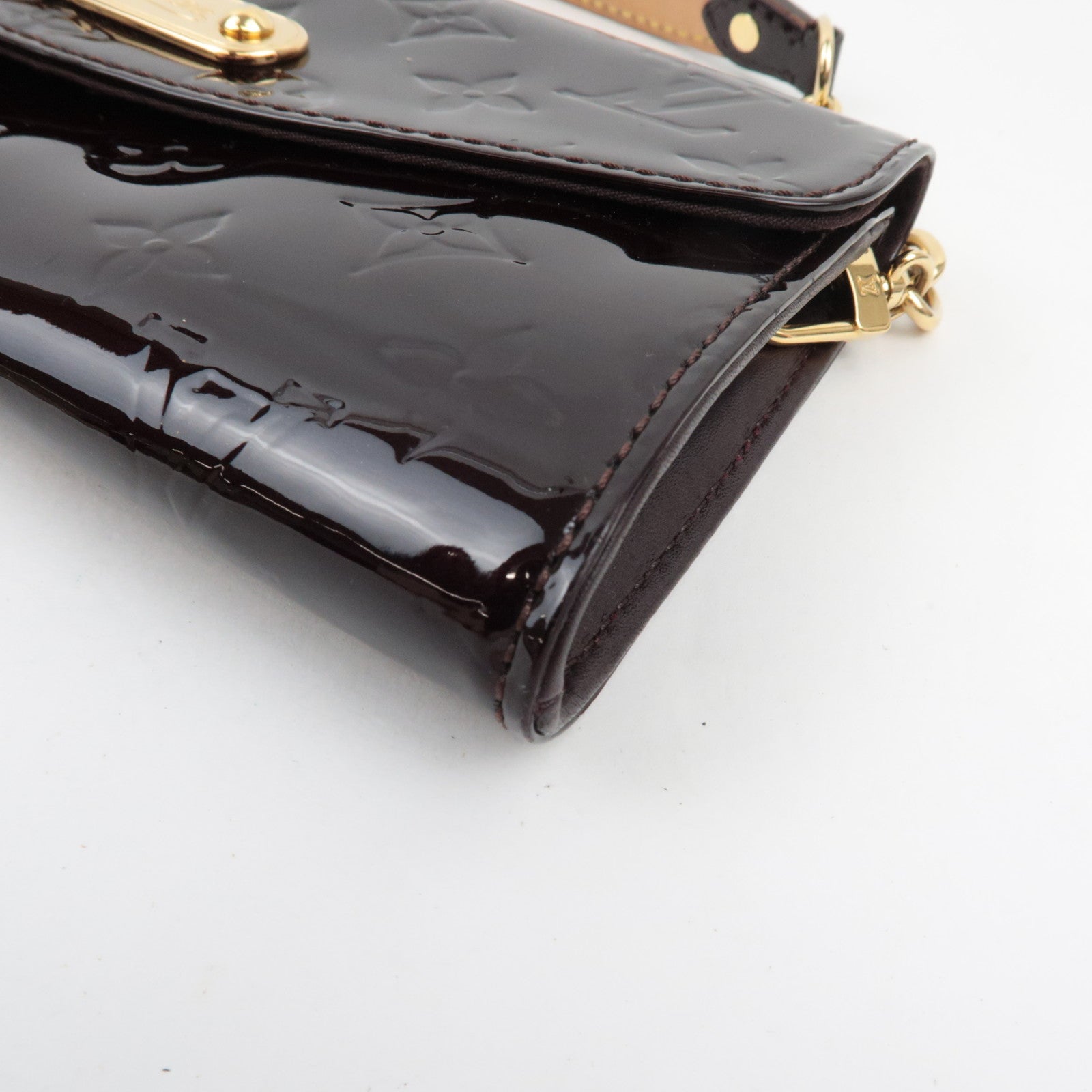 Louis Vuitton Monogram Vernis Sunset Boulevard Shoulder bag Amarante M93542 TR0120 *Box, Dust bag