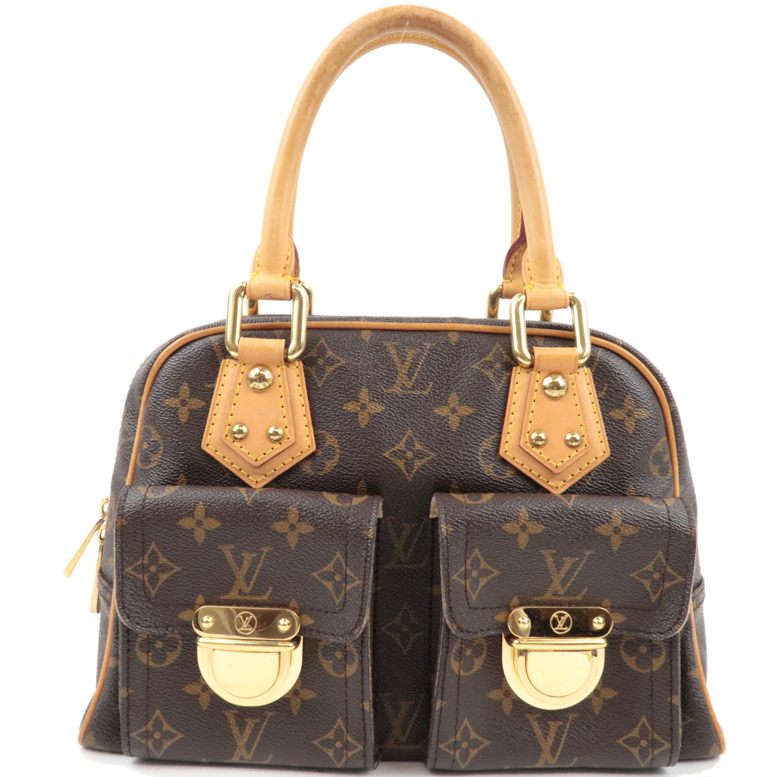 Louis Vuitton Monogram Manhattan PM Hand Bag M40026 TH0076 *Dust bag76710