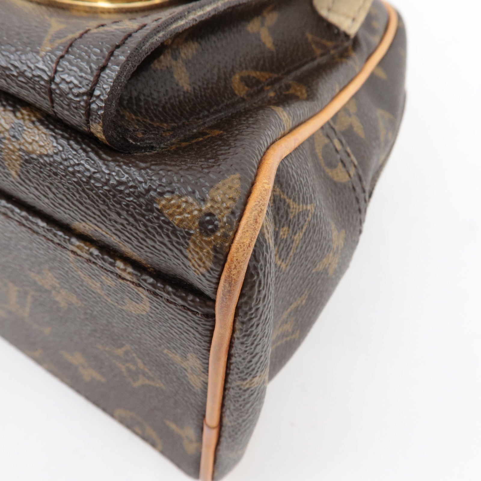 Louis Vuitton Monogram Manhattan PM Hand Bag M40026 TH0076 *Dust bag