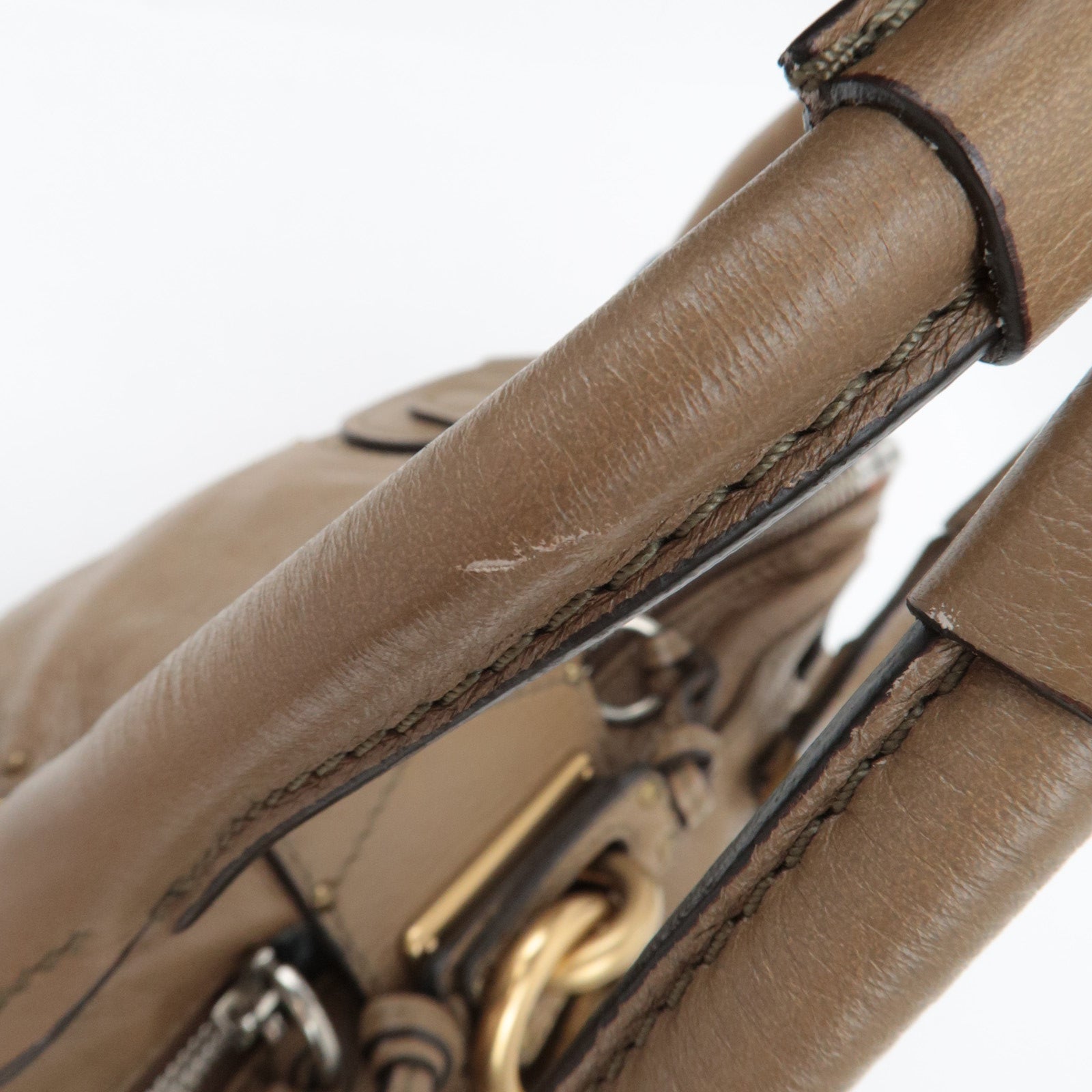 Chloe Paddington Handbag Leather Brown *Dust bag, Key Lock