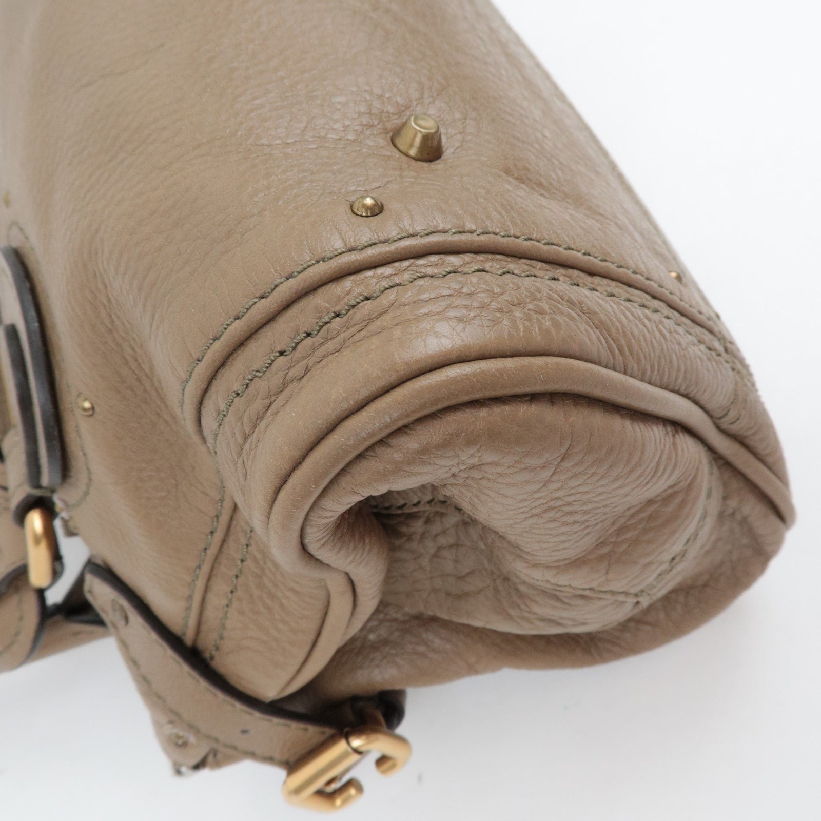 Chloe Paddington Handbag Leather Brown *Dust bag, Key Lock